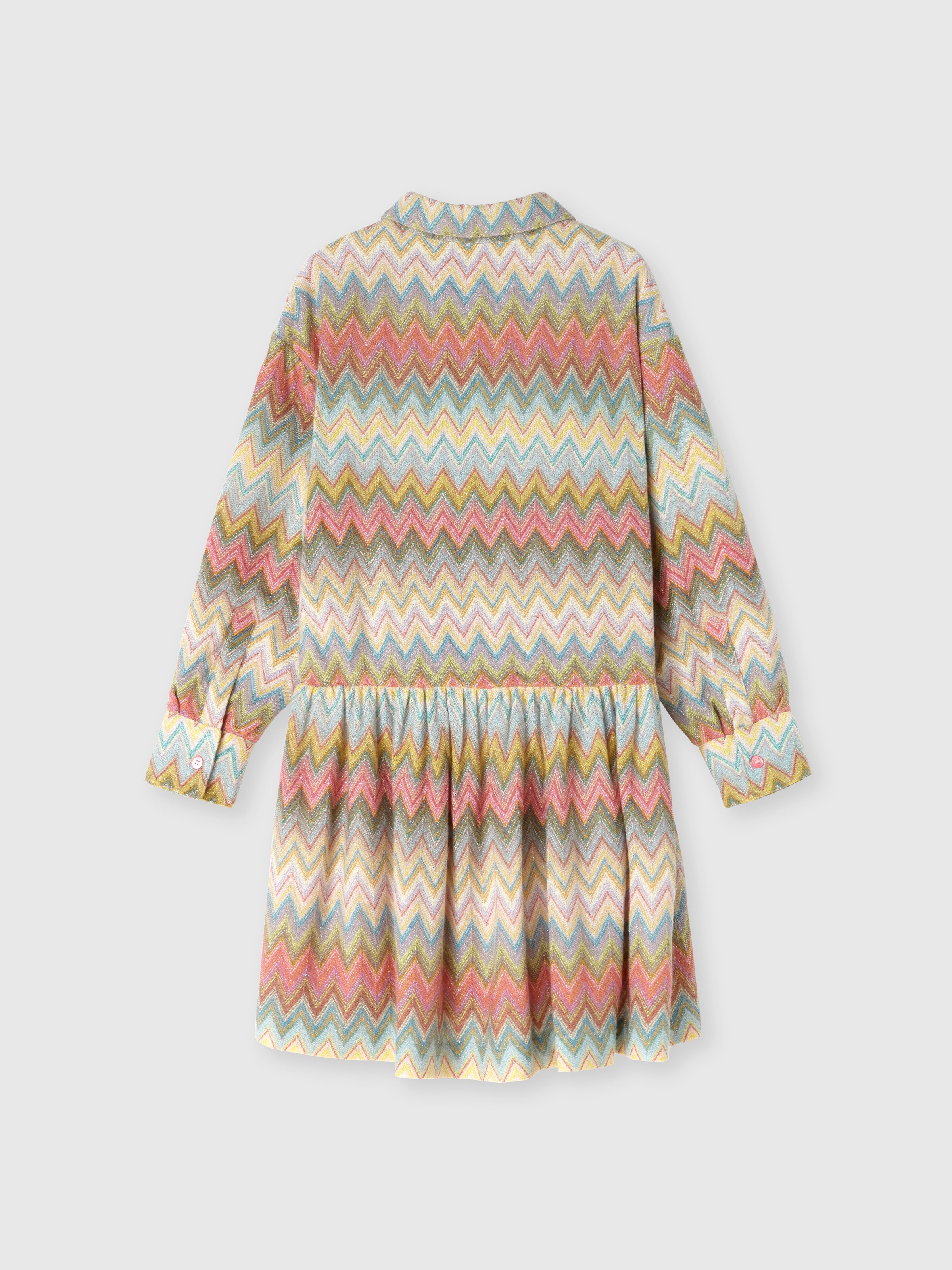 Kleid aus Lamé aus einer Viskosemischung, Mehrfarbig  - 1