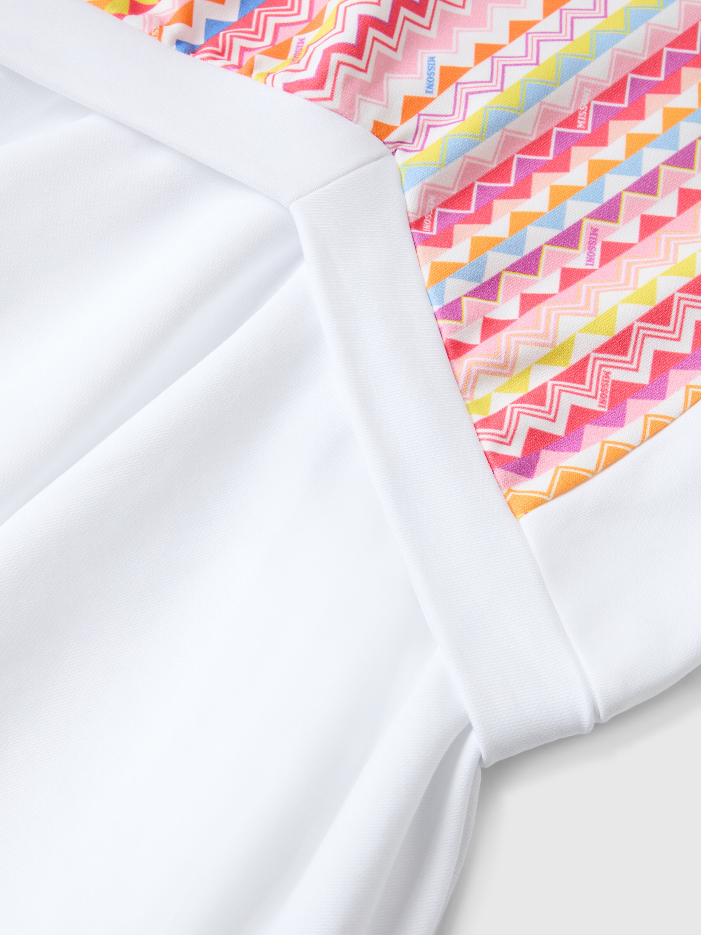 Robe à imprimé zig-zag et jupe évasée, Multicolore  - 3