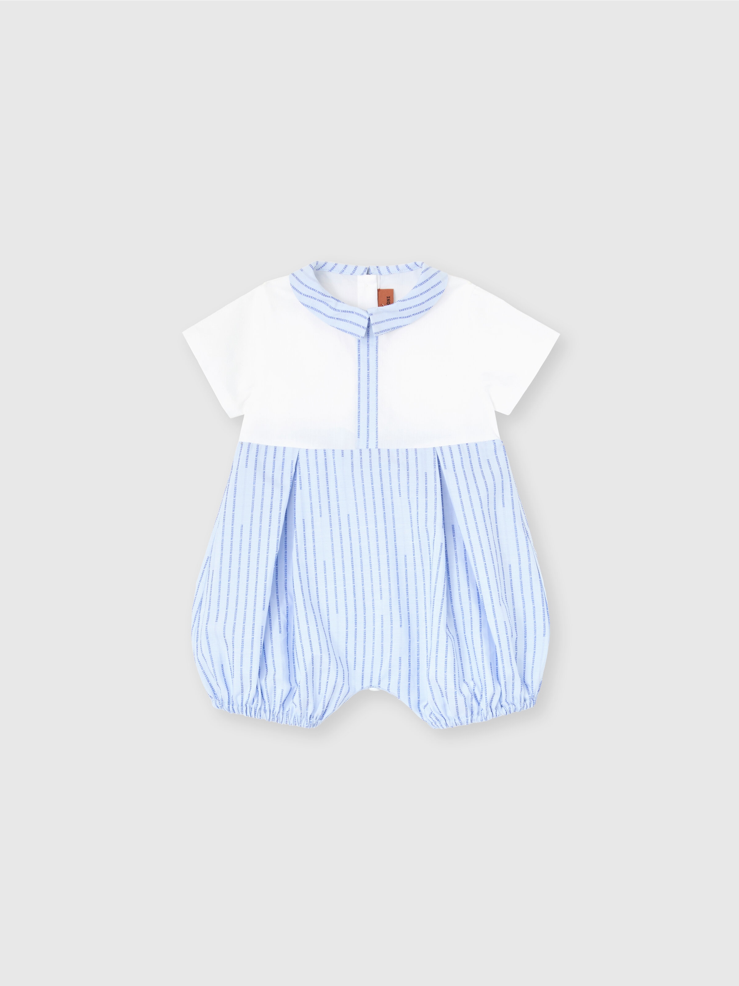 Tutina con logo Missoni, Azzurro - 0