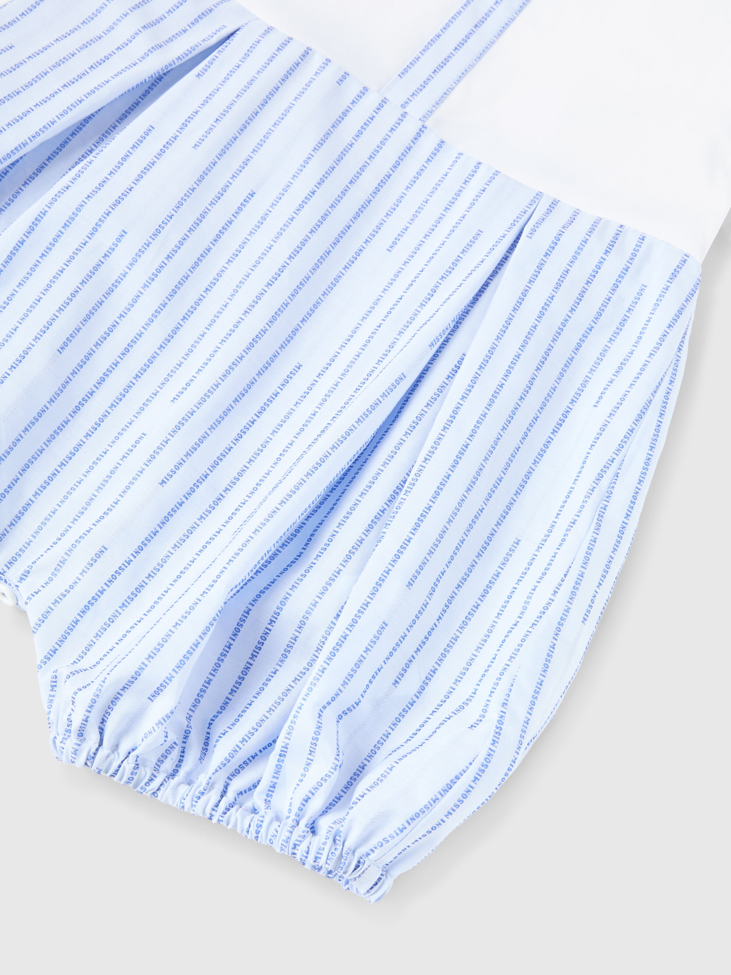 Tutina con logo Missoni, Azzurro - 3