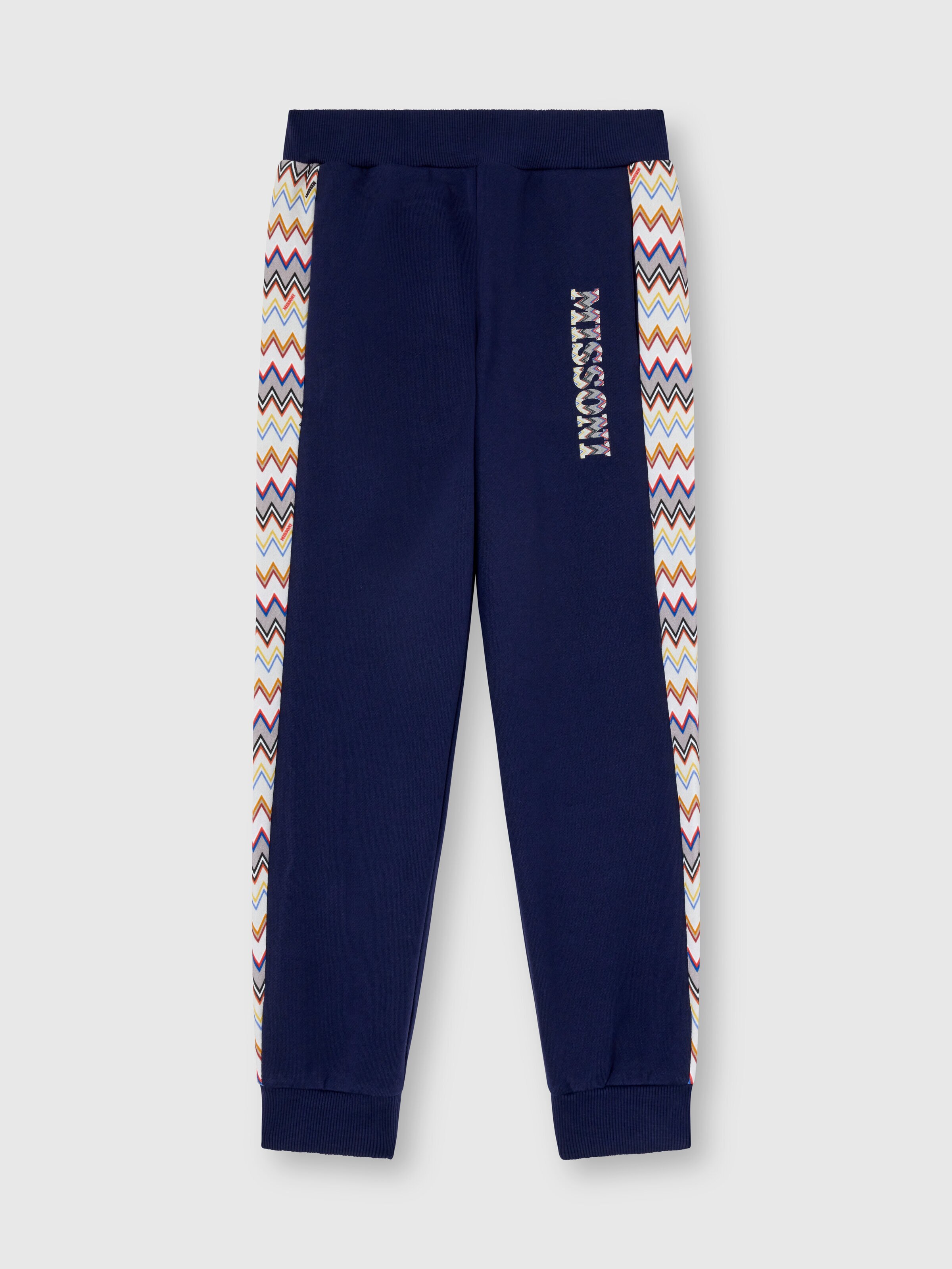 Sweatpants in pure cotton, Multicoloured  - 0