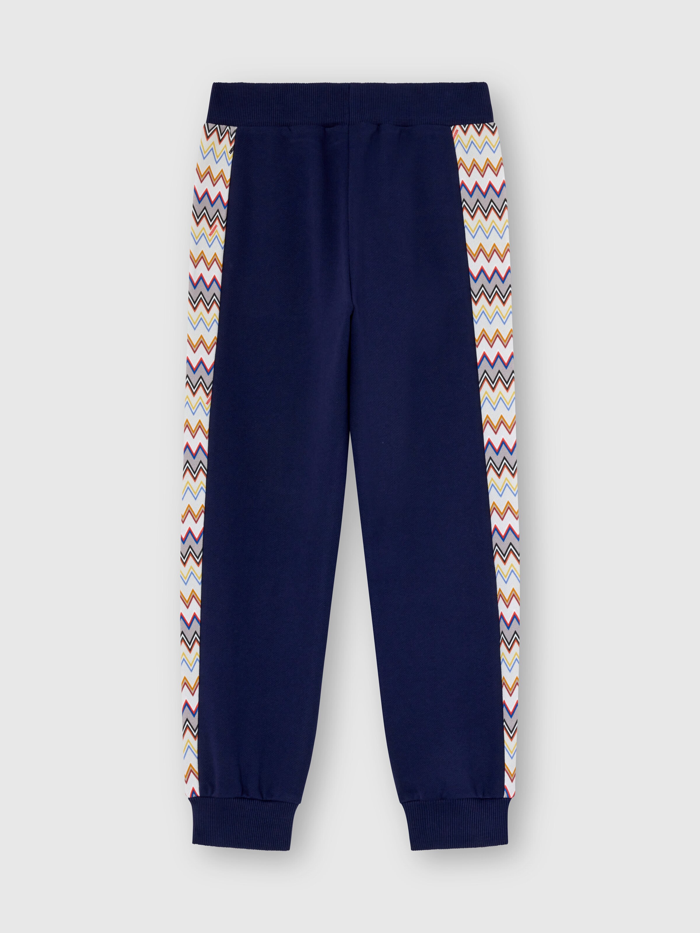Sweatpants in pure cotton, Multicoloured  - 1
