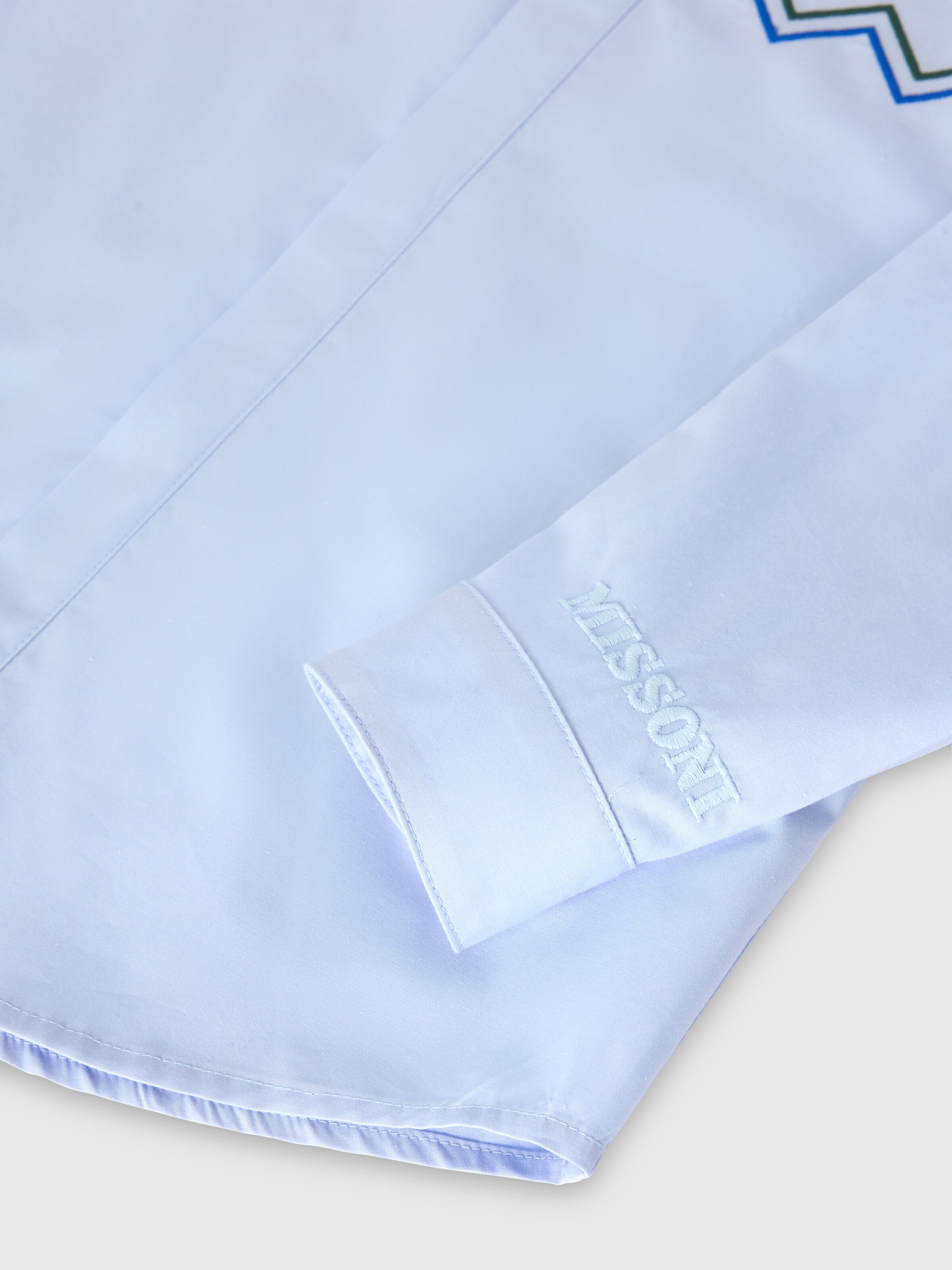 Long-sleeve cotton shirt, Light Blue - 3