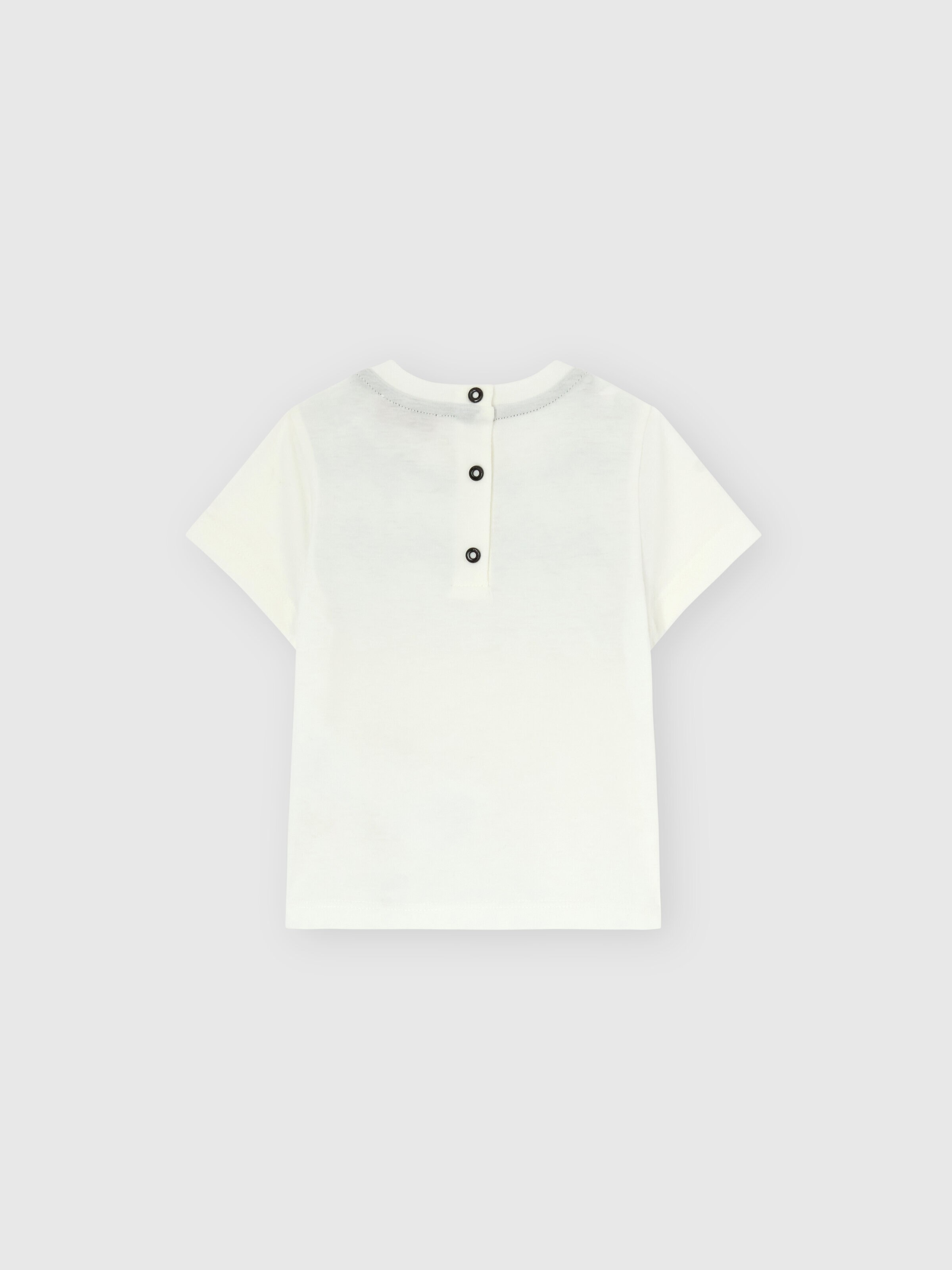 T-shirt in pure cotton, White  - 1