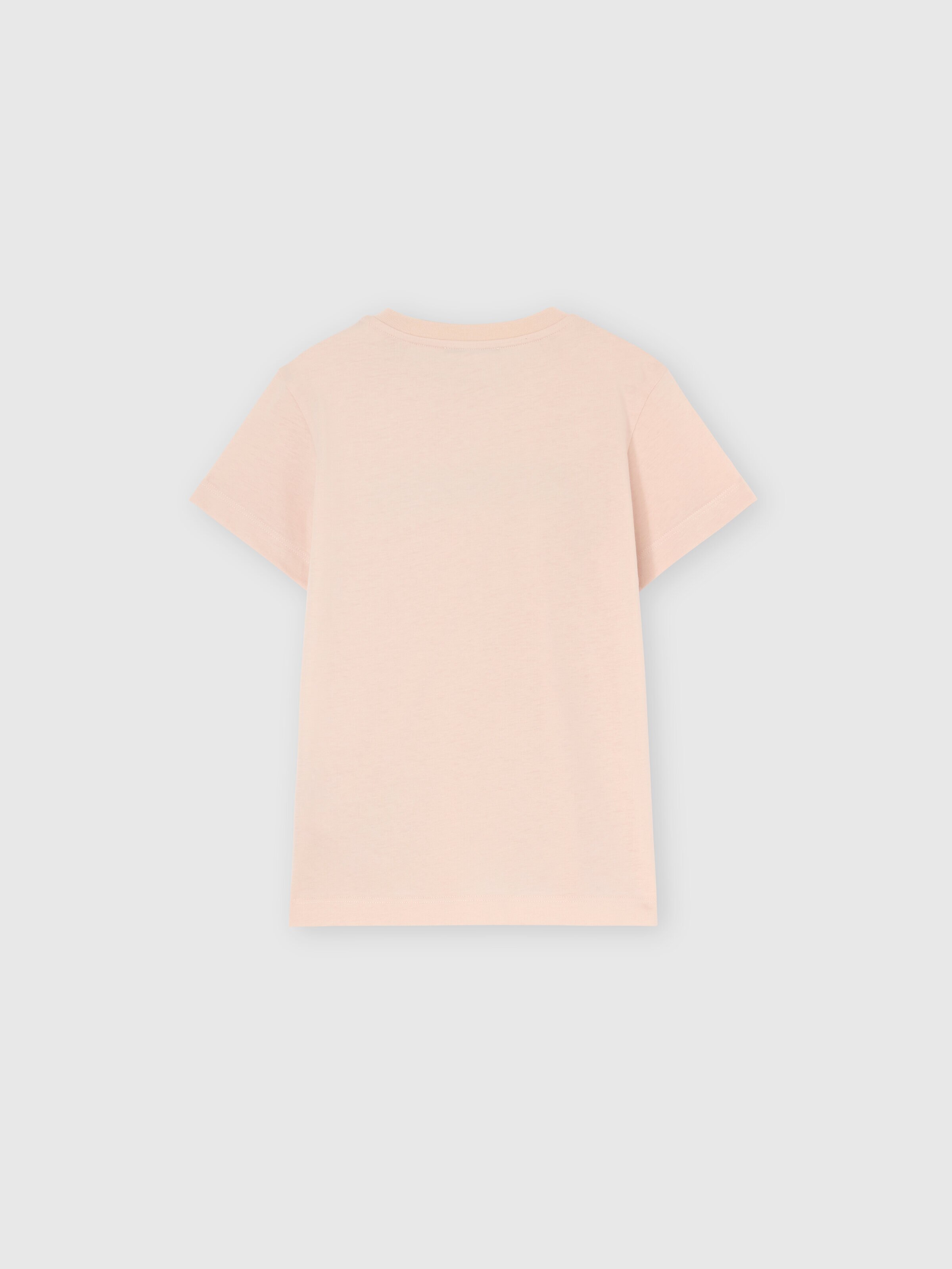 T-shirt en 100 % coton, Rose  - 1