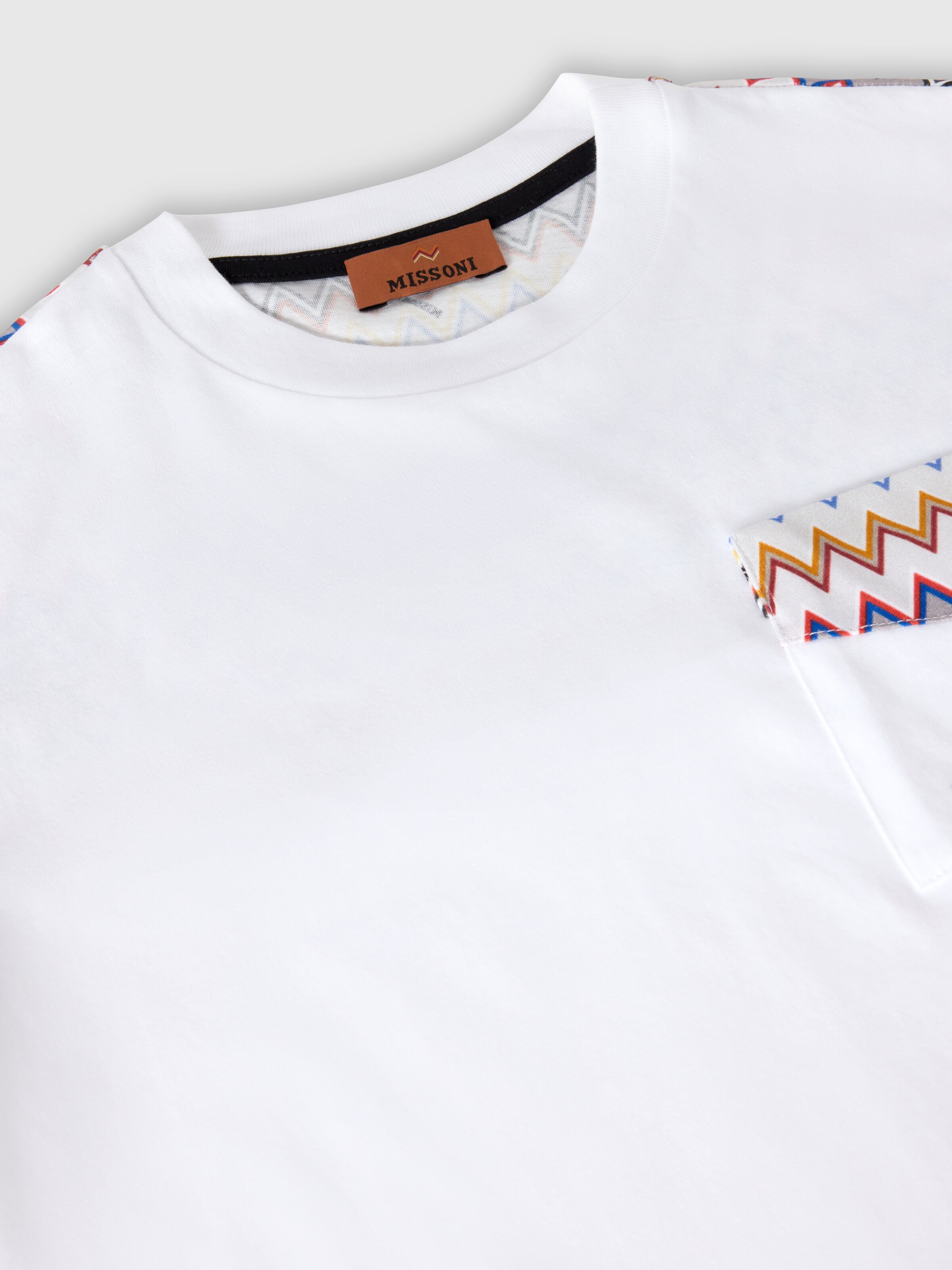 T-shirt in pure cotton, Multicoloured  - 2