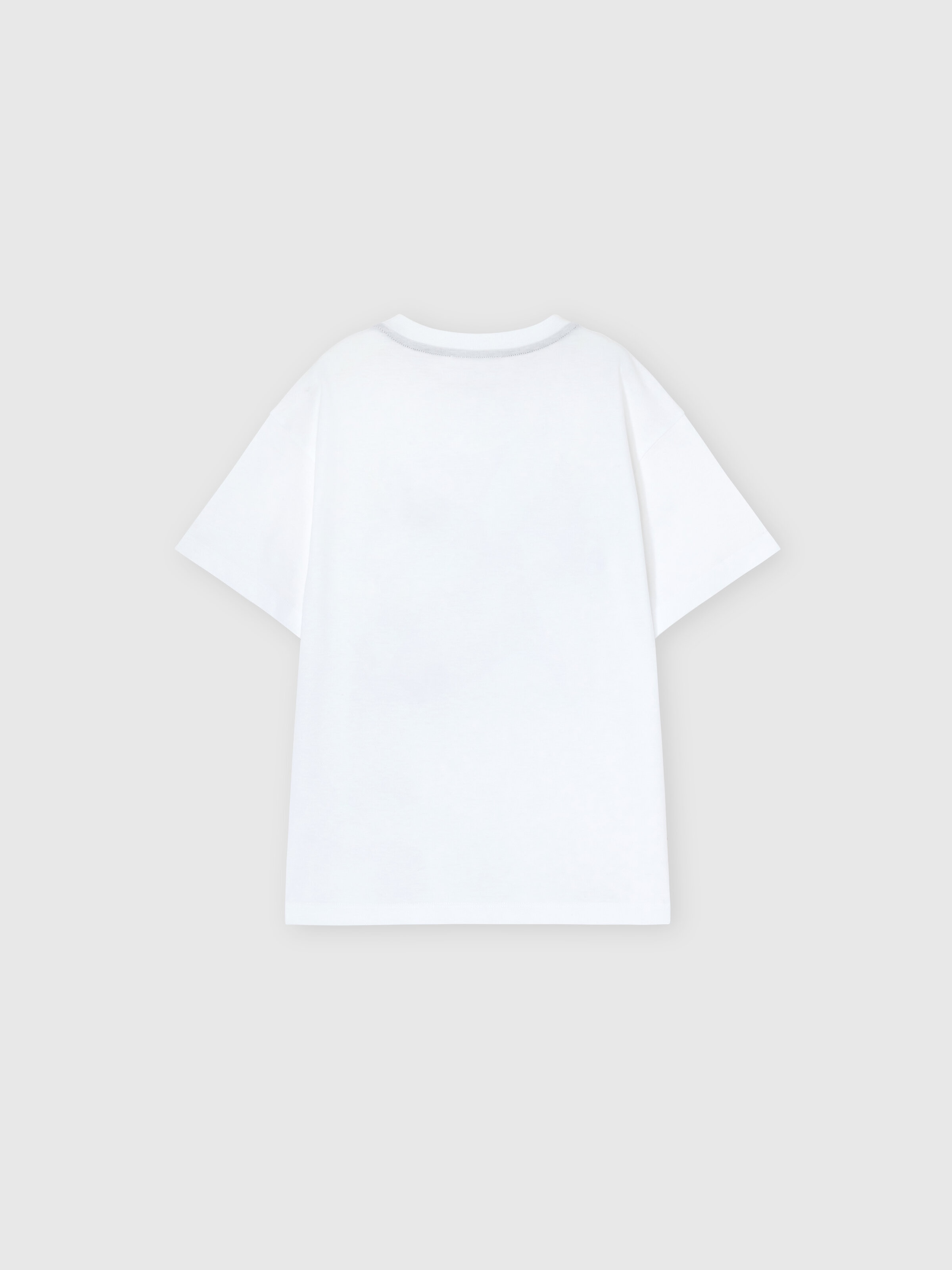 Cotton T-shirt, White  - 1
