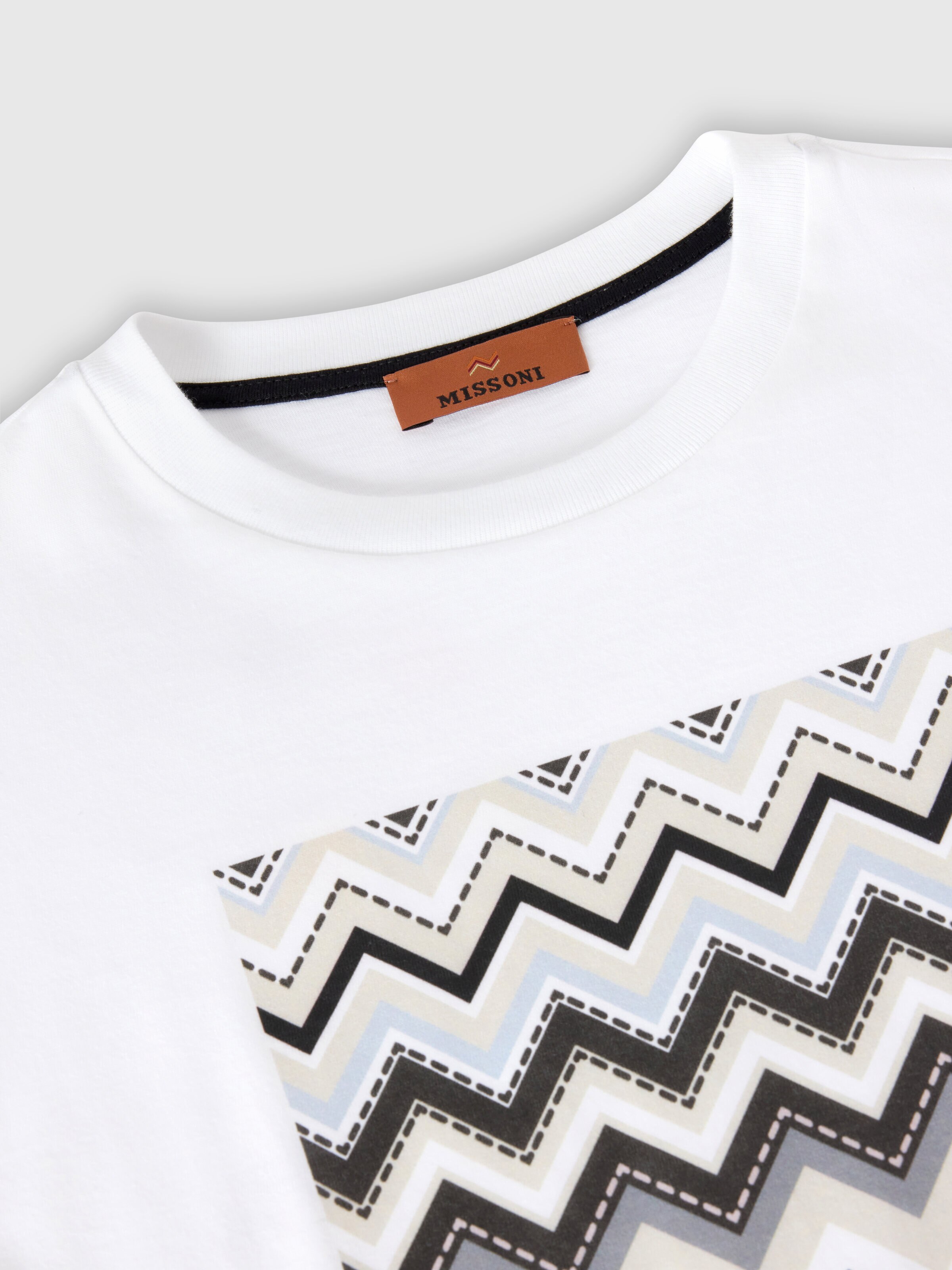 Cotton T-shirt, White  - 2