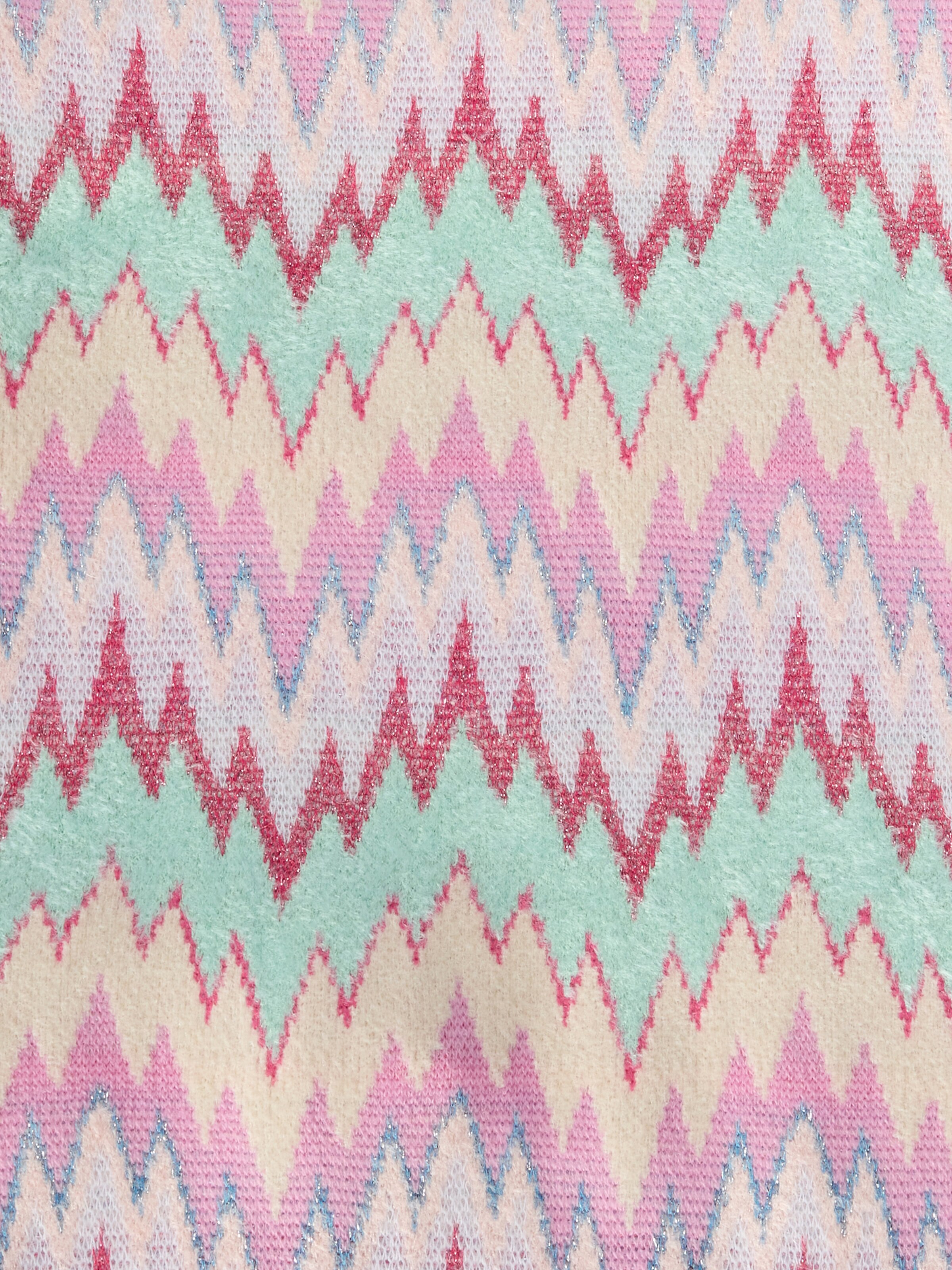 Scarf in cotton and viscose, Multicoloured  - 2