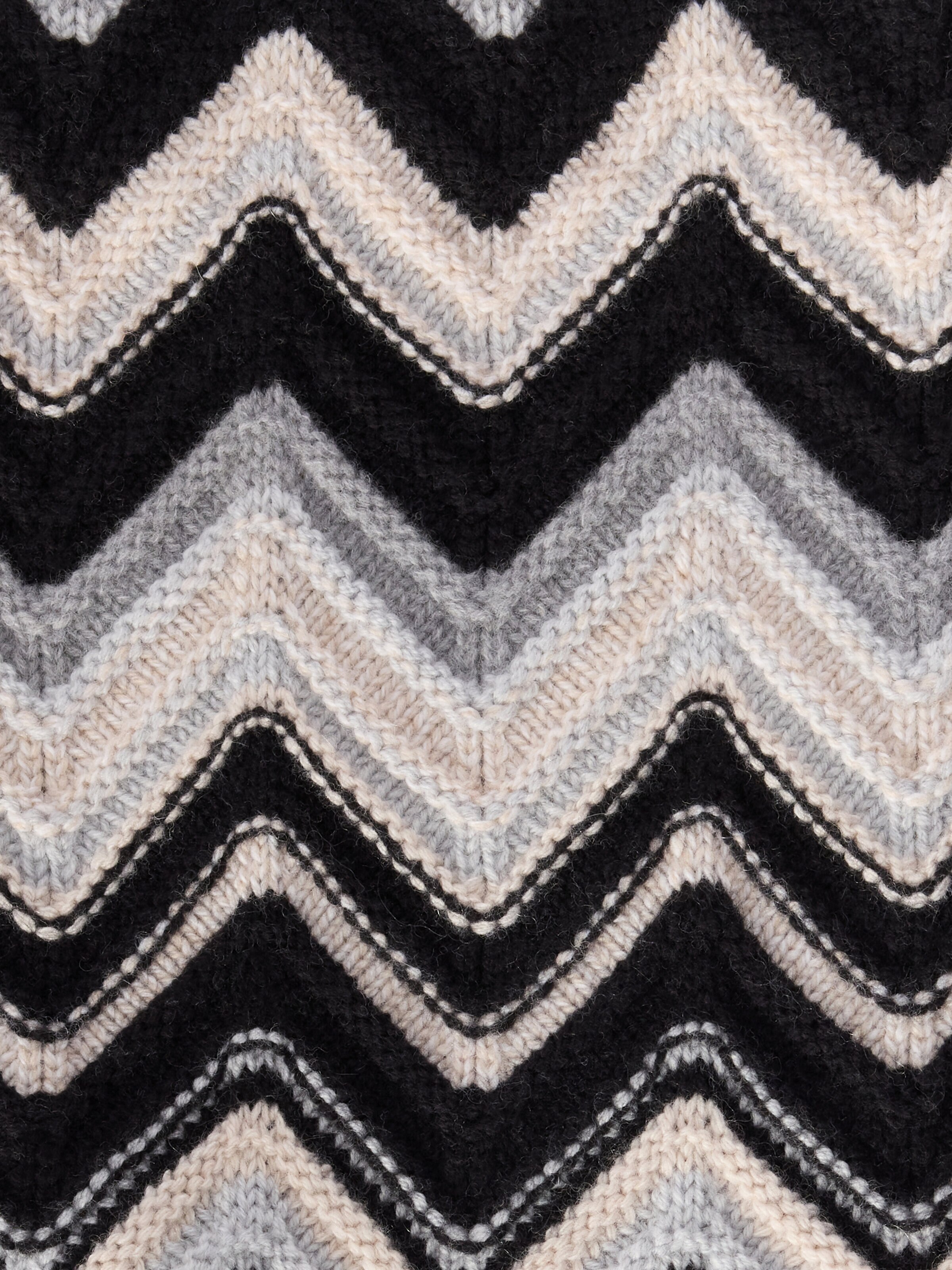 Scarf in pure wool, Multicoloured  - 2