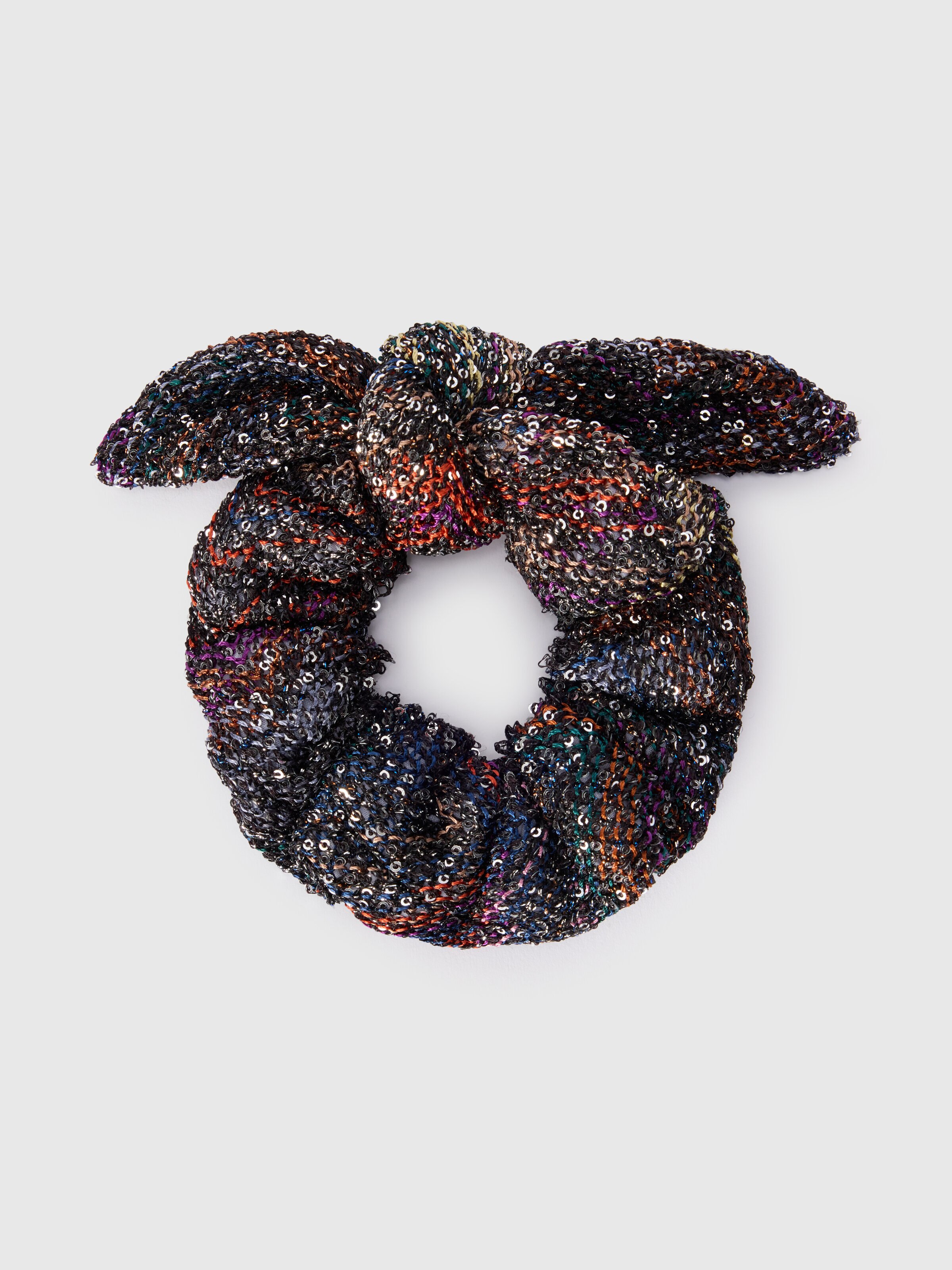 Headband in cotton-lamé blend, Multicoloured  - 0