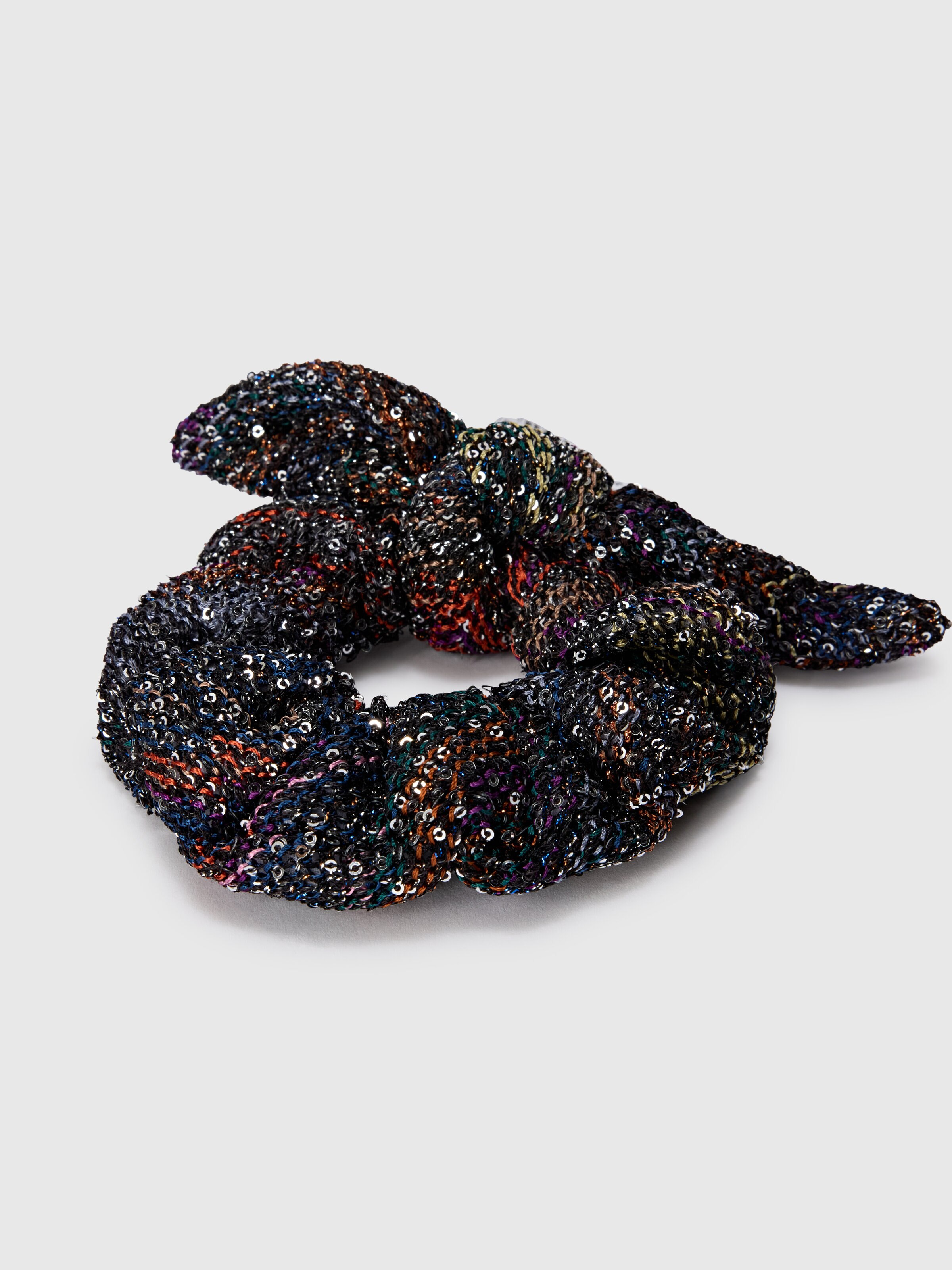 Headband in cotton-lamé blend, Multicoloured  - 2