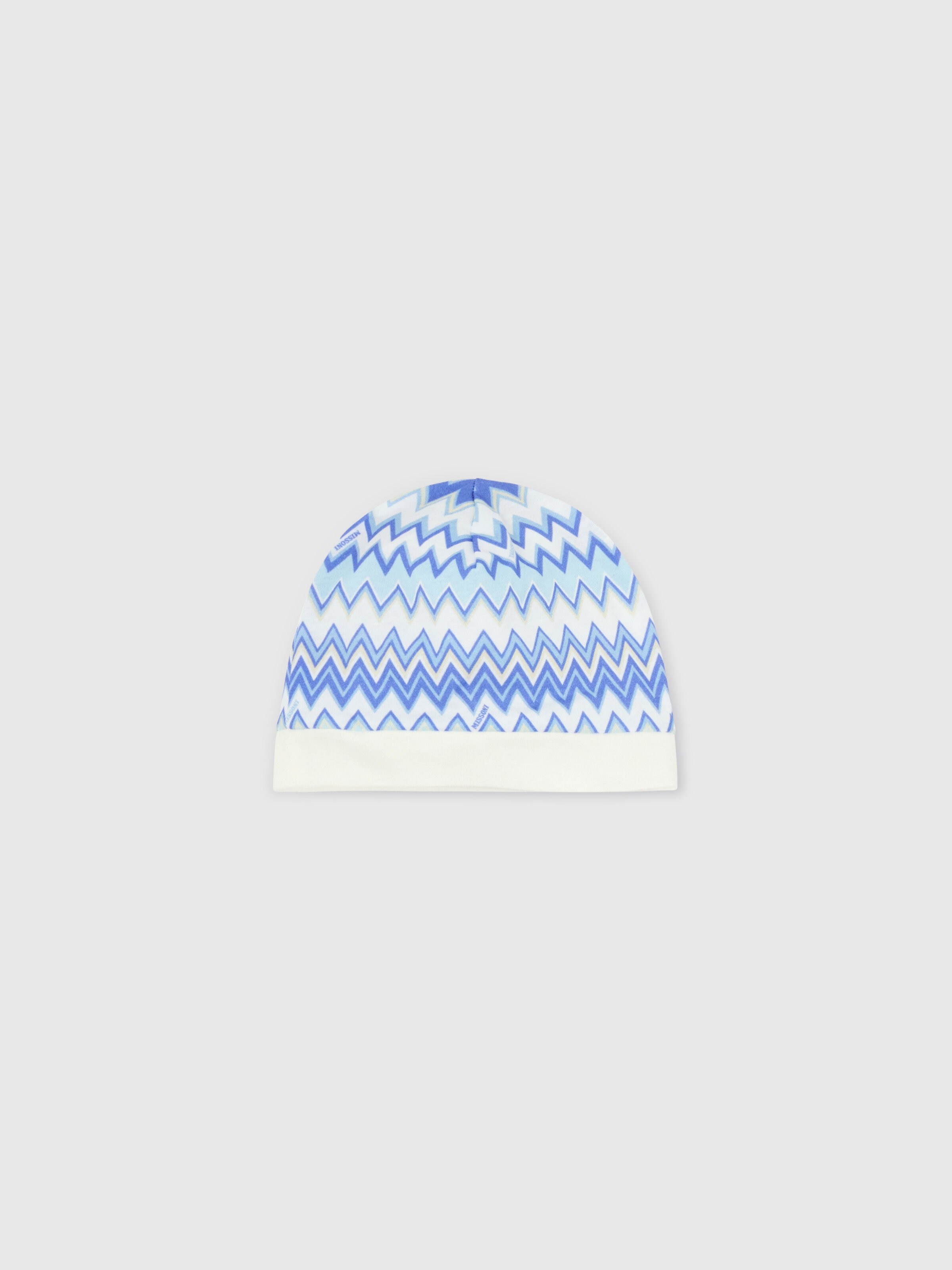 3-piece set in pure cotton, White & Blue - 4