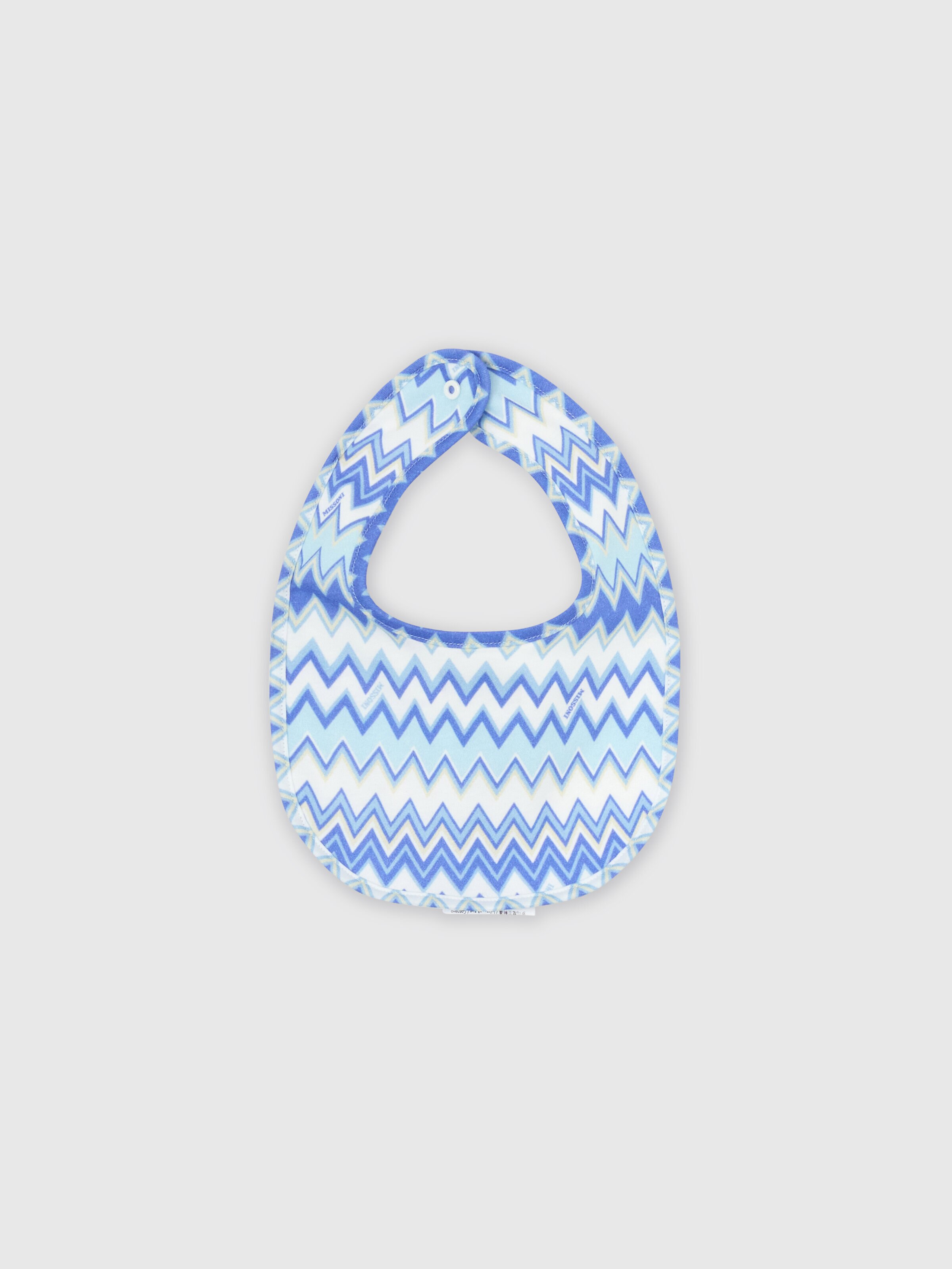 3-piece set in pure cotton, White & Blue - 5