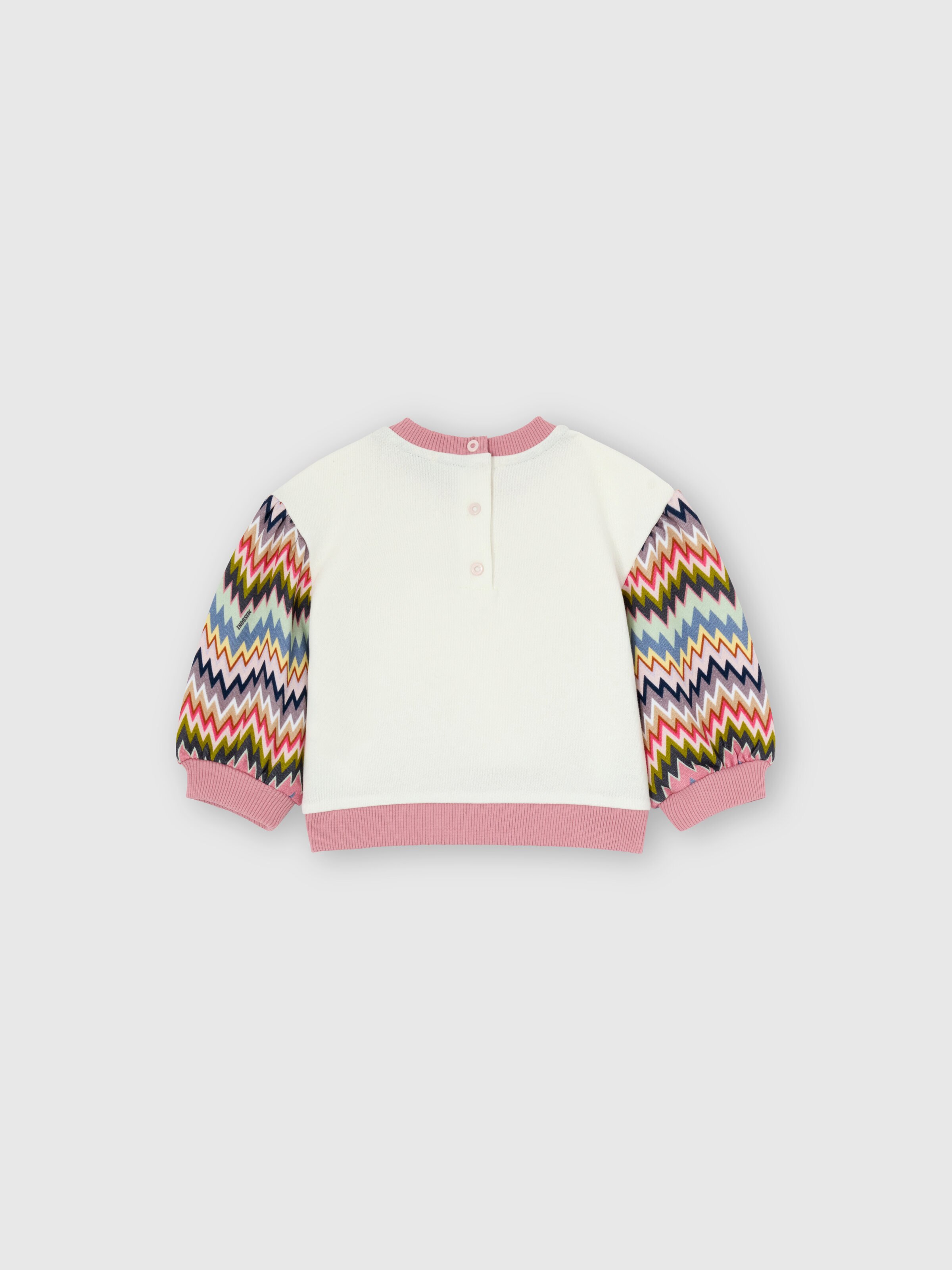 Cotton crewneck sweatshirt, Multicoloured  - 1