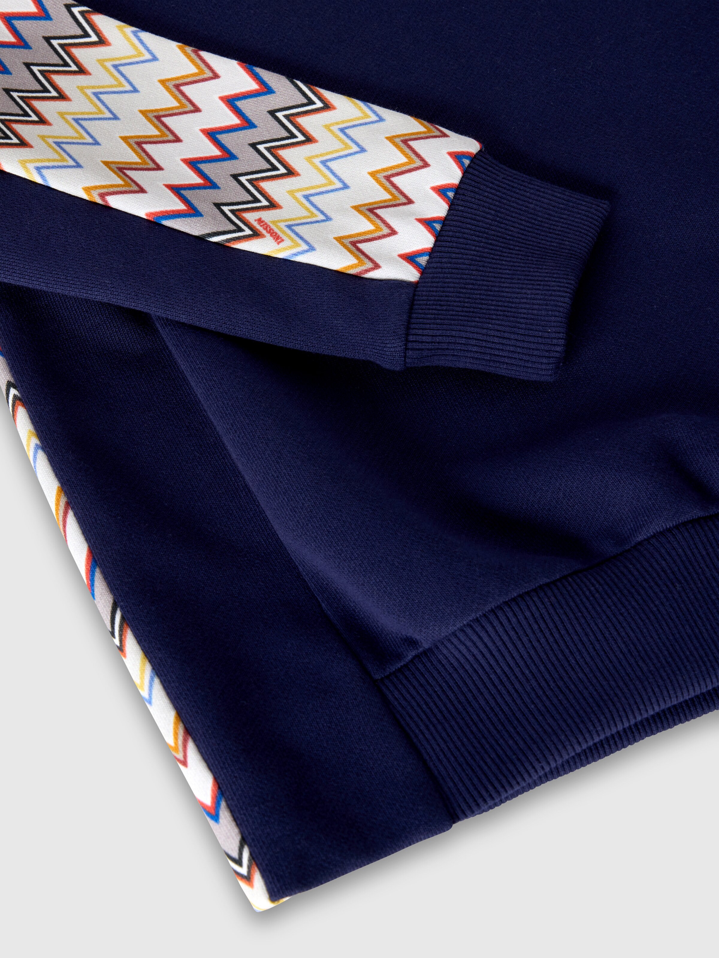 Crewneck sweatshirt in 100% cotton, Multicoloured  - 3