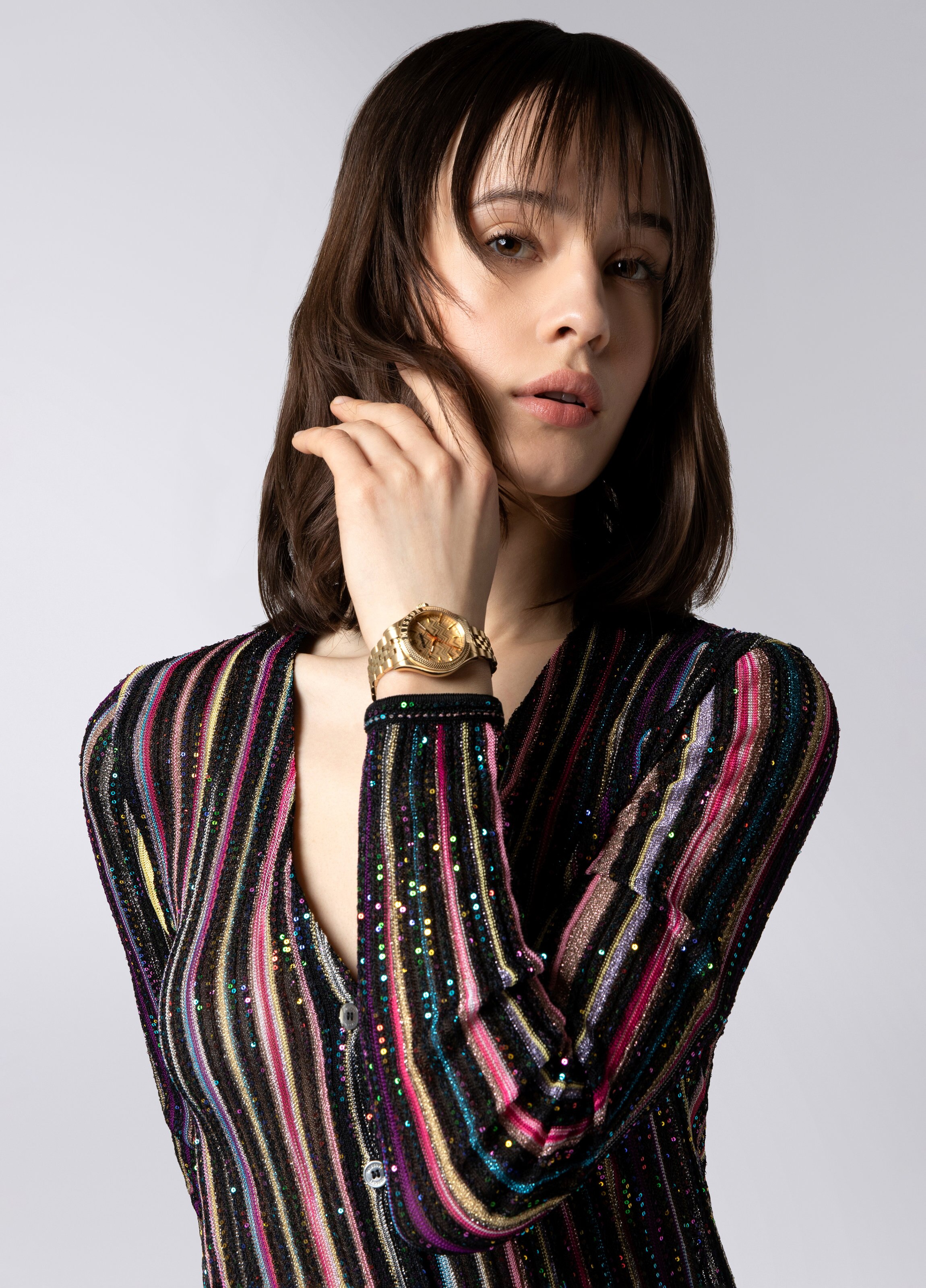 Missoni Classic 34mm watch, Gold - 1