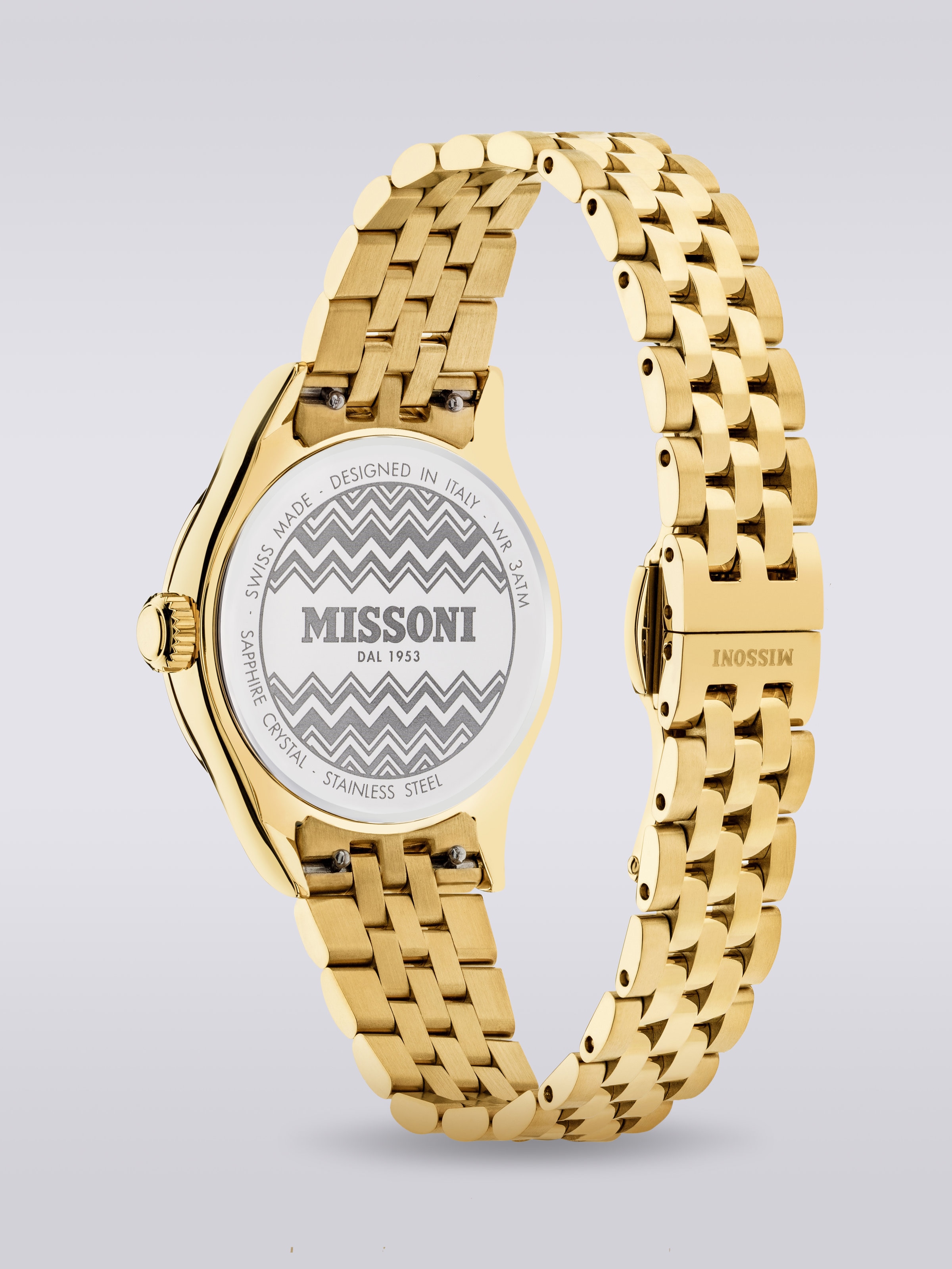 Missoni Classic 34mm watch , Gold - 2