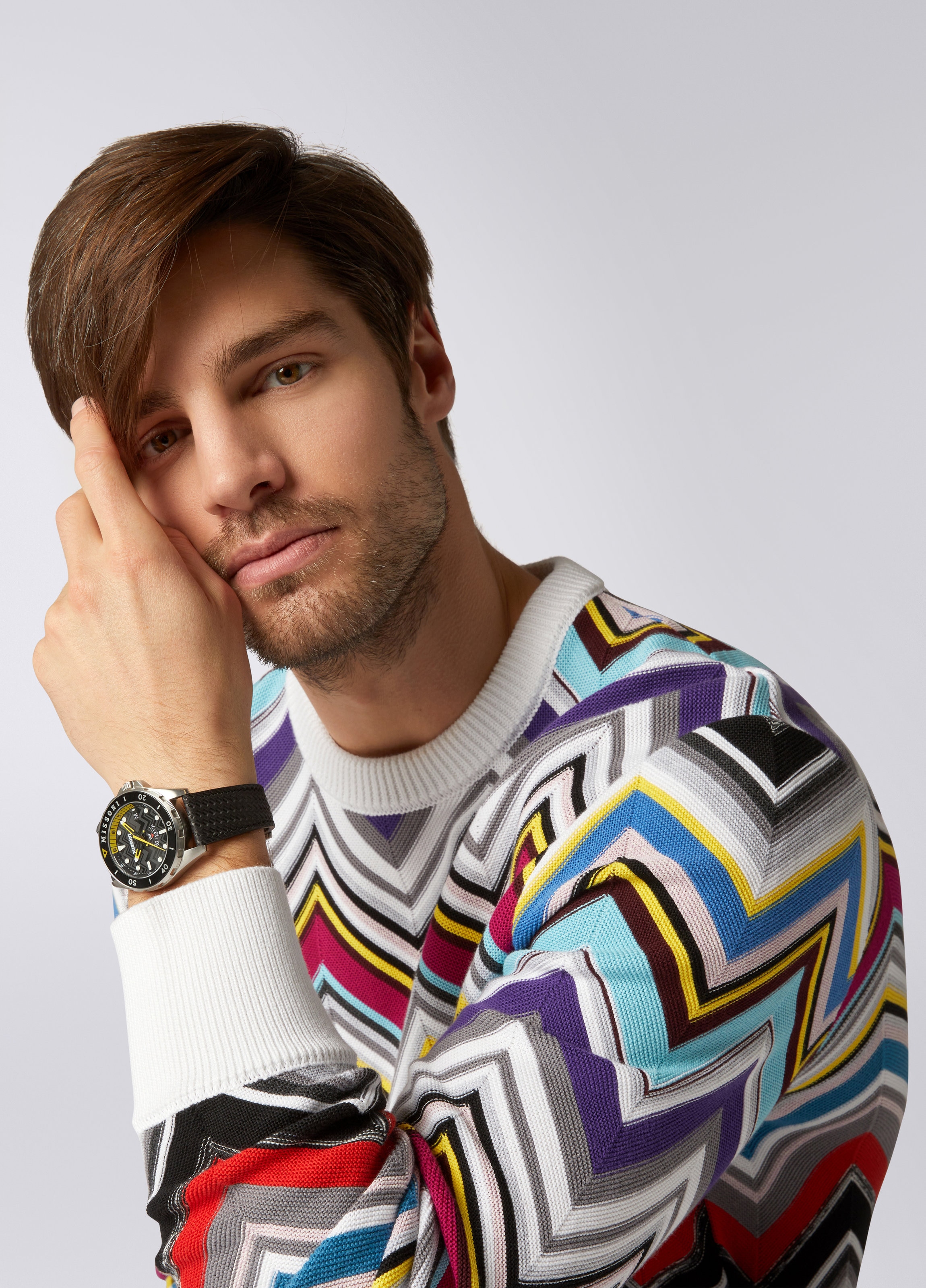 Reloj Missoni Gmt 43mm, Negro    - 1