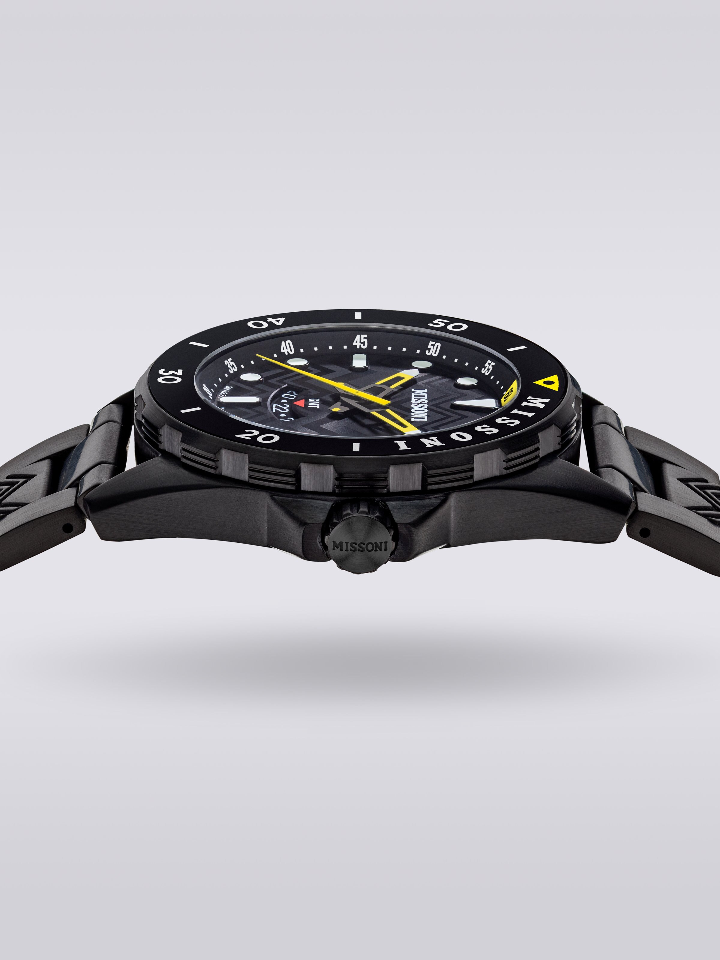 Missoni Gmt 43mm  watch, Black    - 3