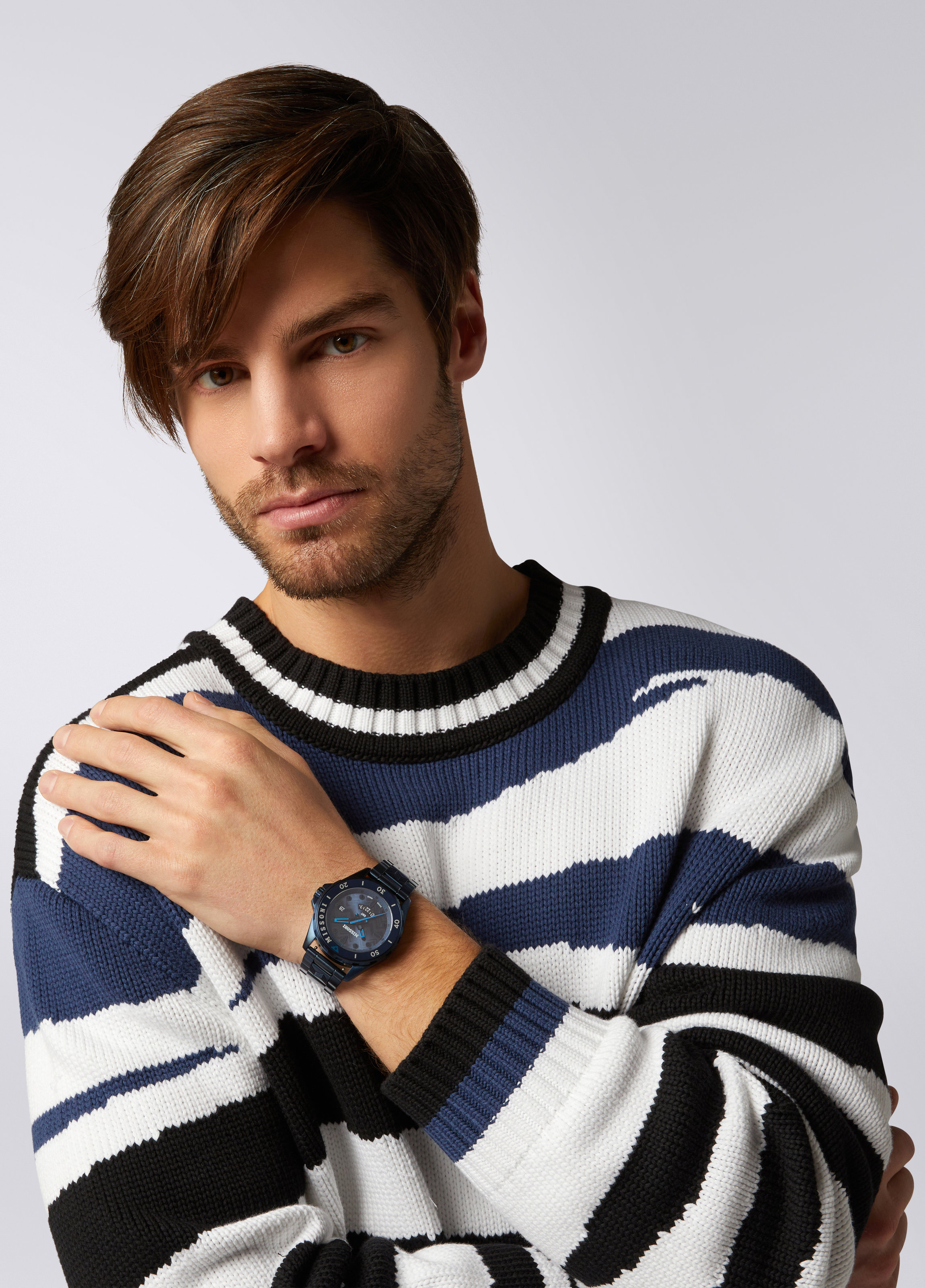 Reloj Missoni Gmt 43mm , Azul Oscuro - 1