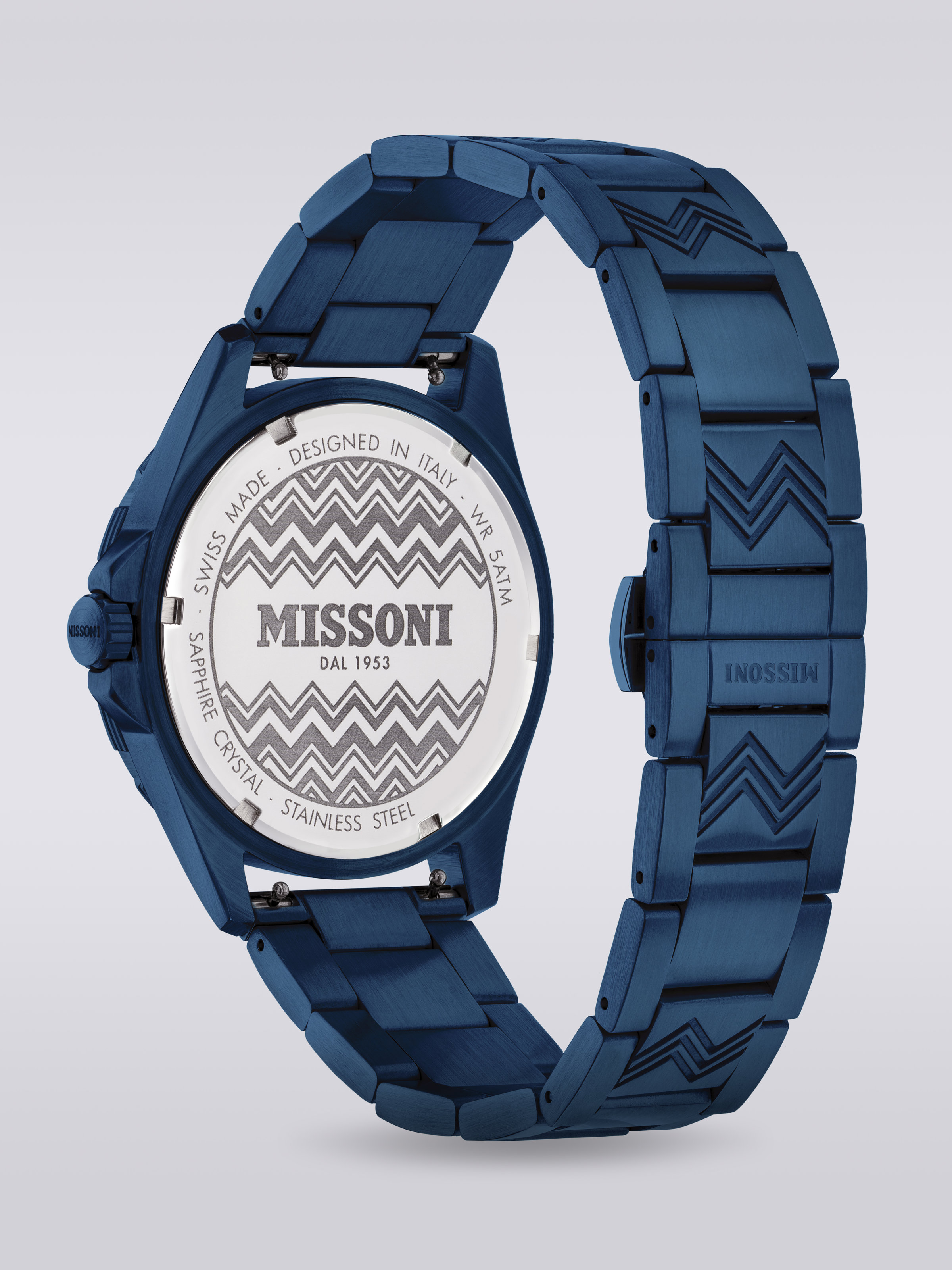 Missoni Gmt 43mm  watch , Blue - 2
