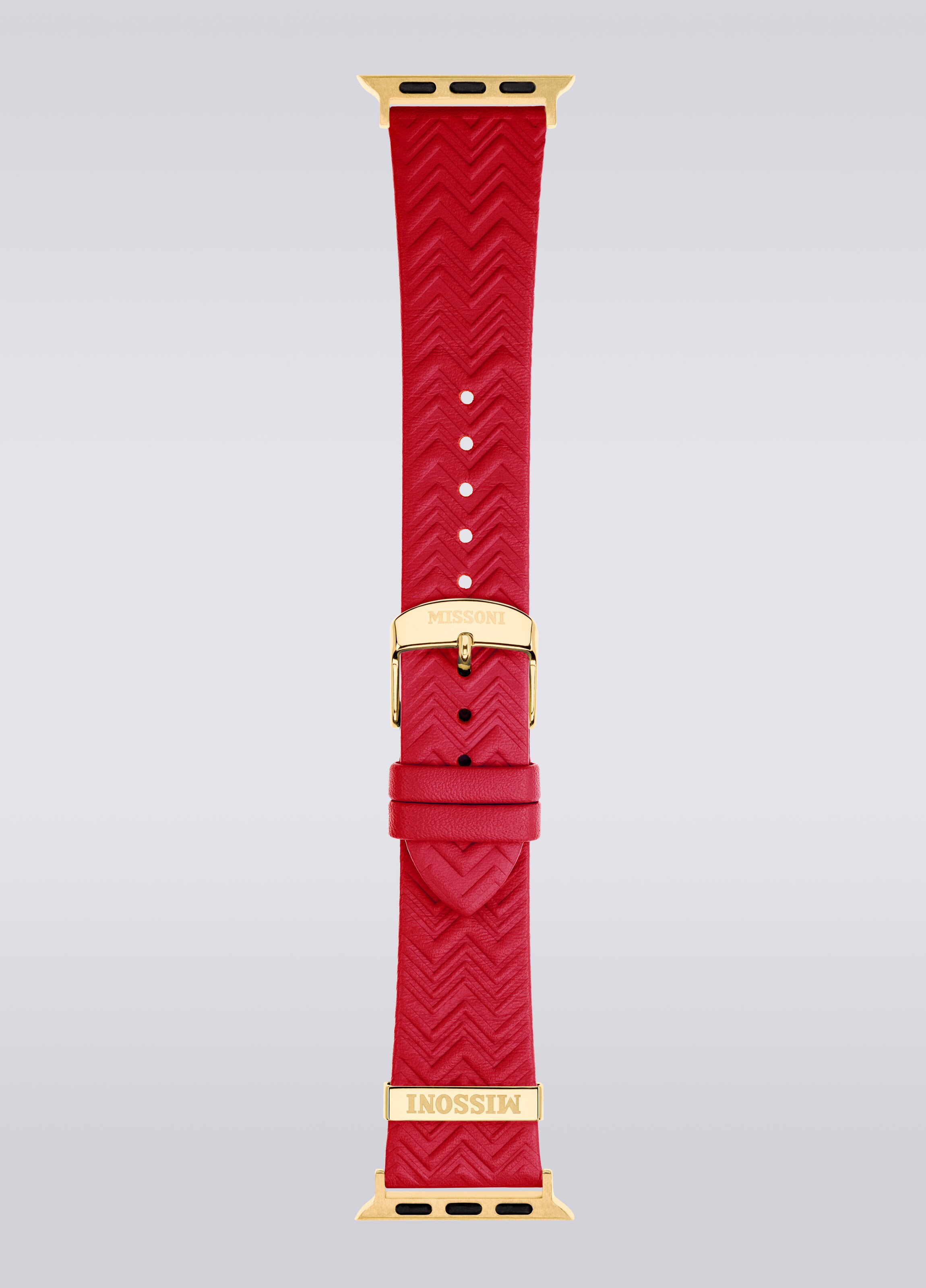 Missoni Zigzag 22mm Apple strap, Red  - 2