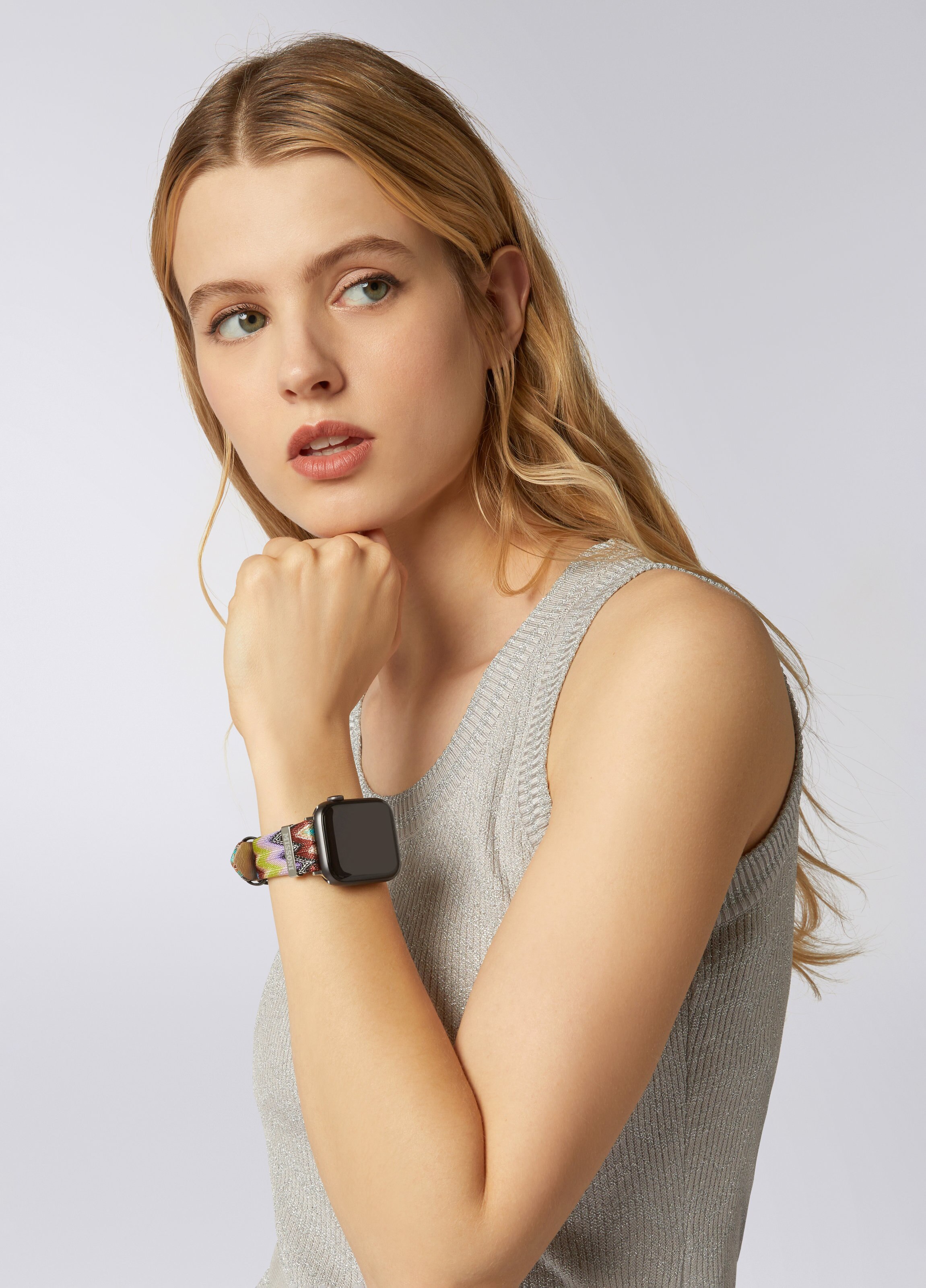 Missoni Fabric Apple strap, Multicoloured  - 1