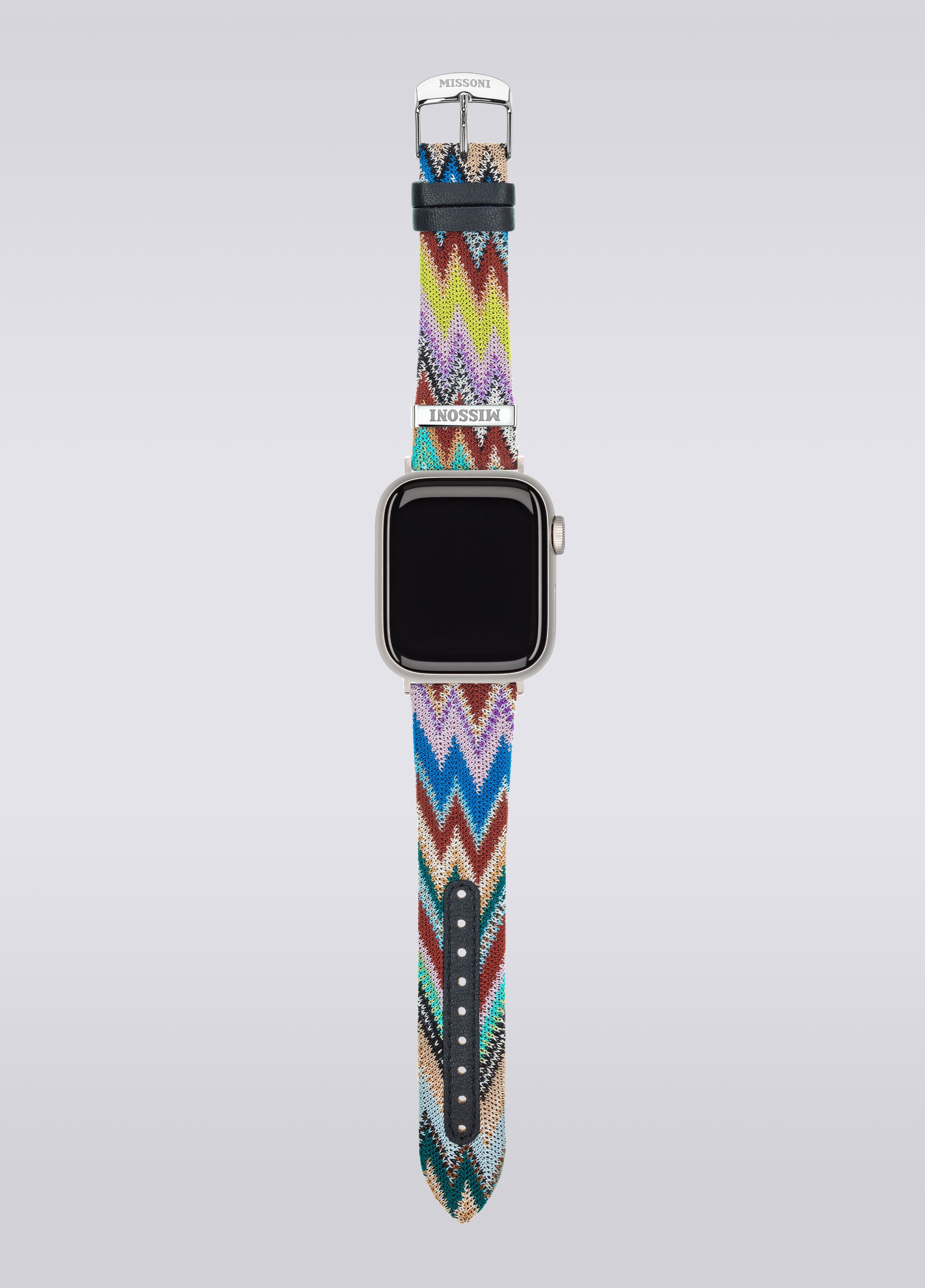 Missoni Gewebe Apple Uhrband, Mehrfarbig  - 3