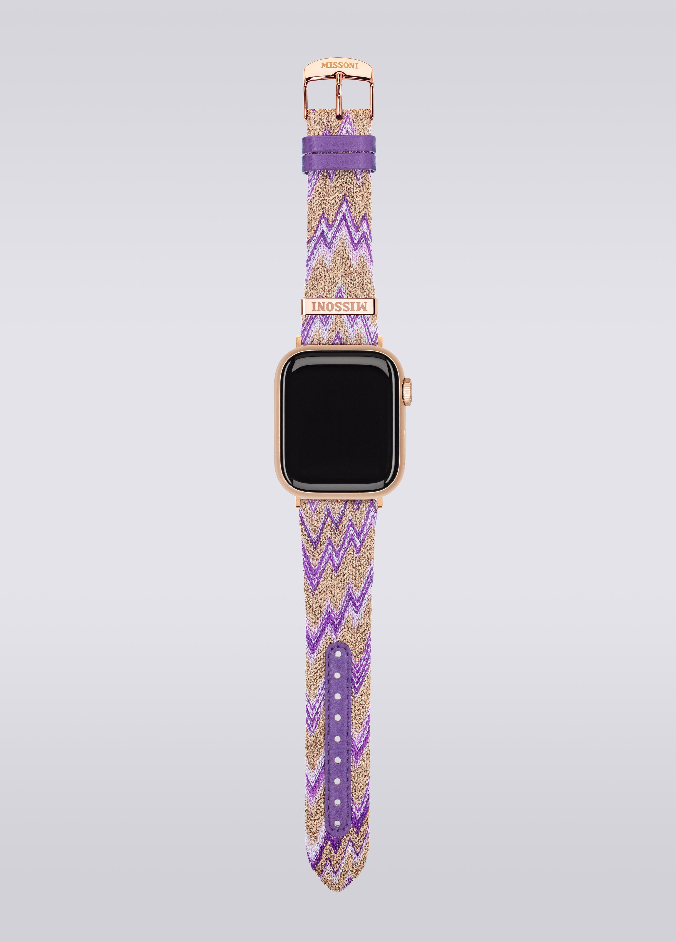 Missoni Gewebe Apple Uhrband, Mehrfarbig  - 3