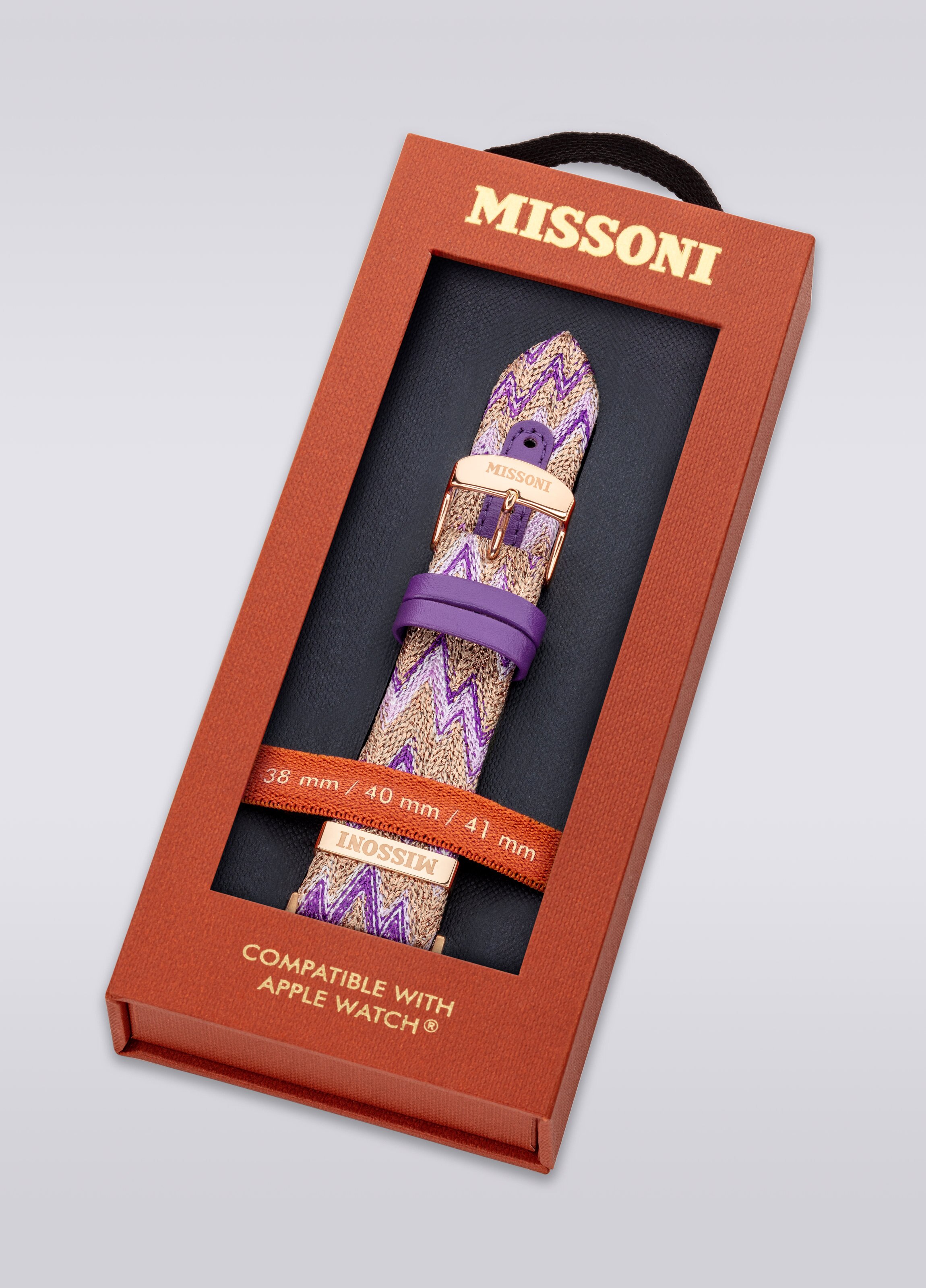 Missoni Fabric Apple strap, Multicoloured  - 4