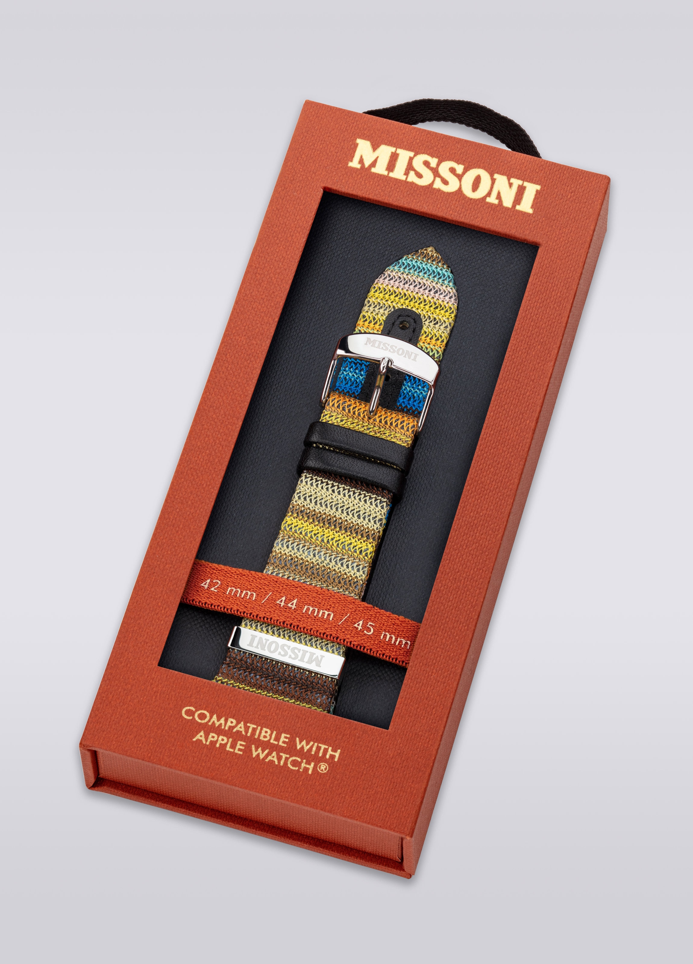 Bracelet en tissu Missoni 24mm Apple, Multicolore  - 4