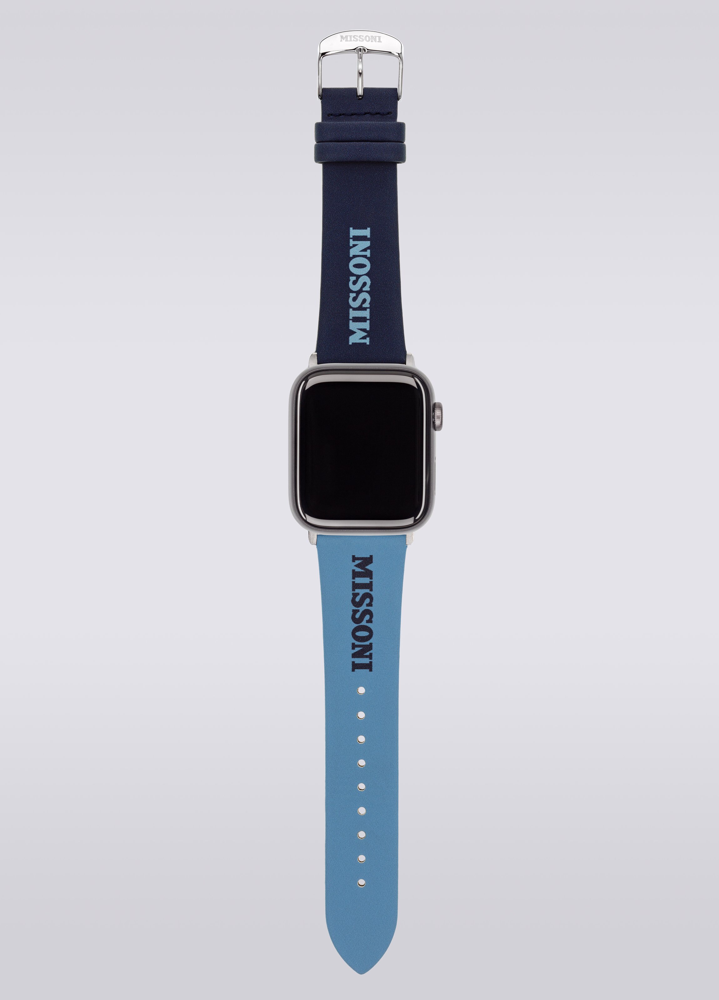 Missoni Schriftzug 24mm Apple Uhrband, Mehrfarbig  - 3