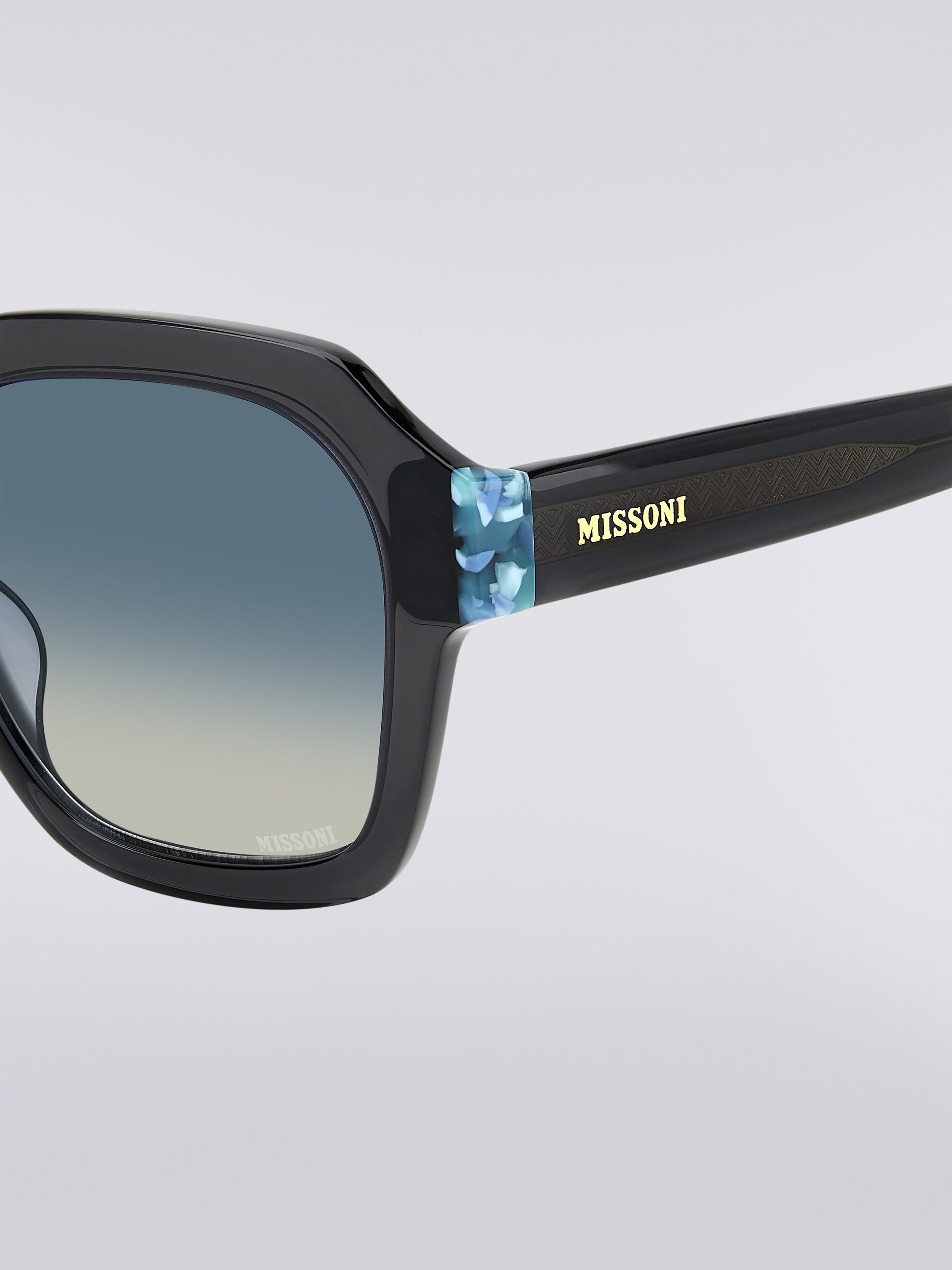 Missoni Seasonal Sonnenbrille aus Acetat, Grau - 3