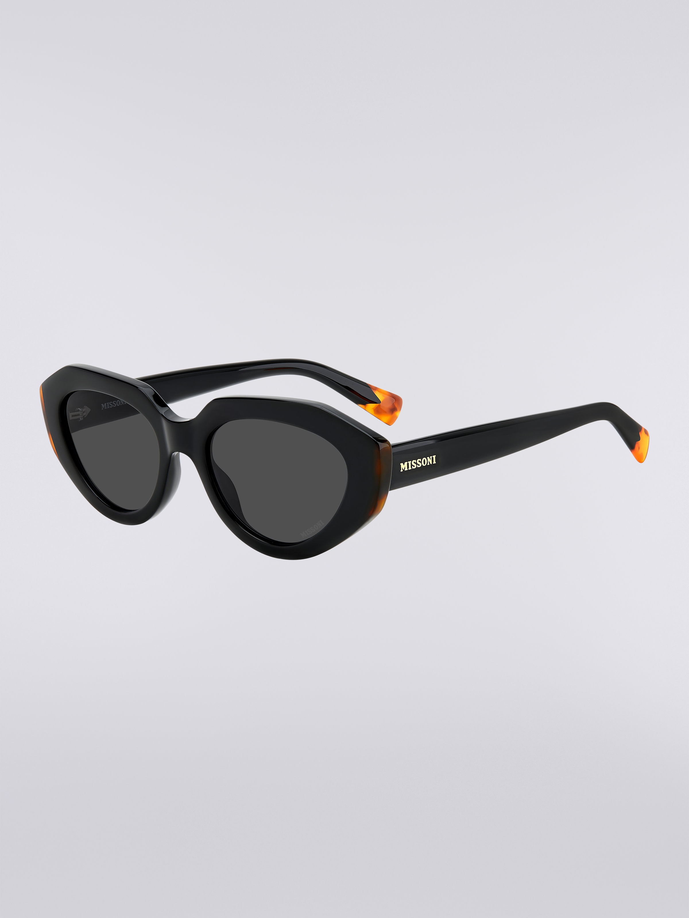 Lunettes de soleil Missoni Seasonal en acétate, Noir    - 1