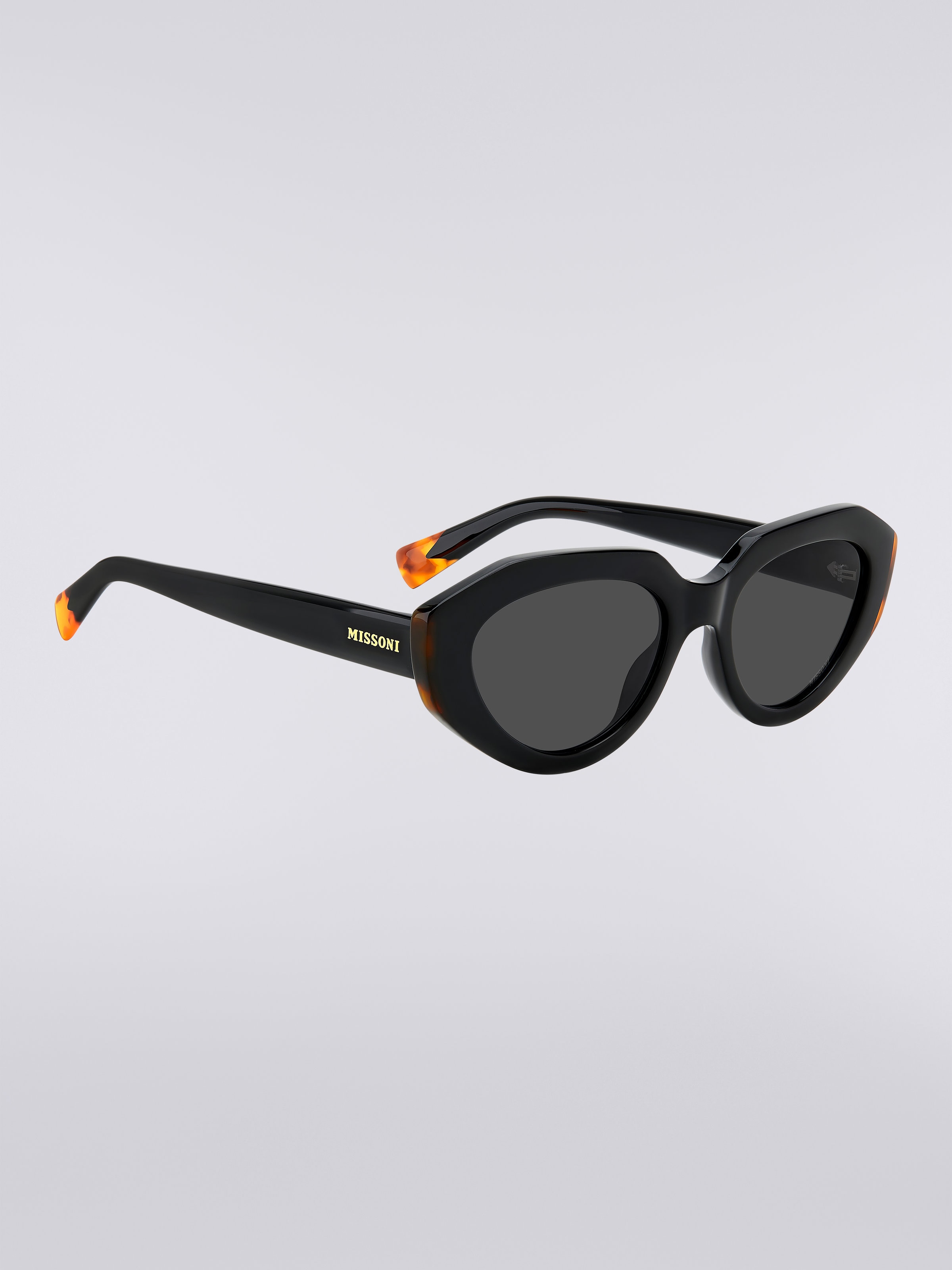 Lunettes de soleil Missoni Seasonal en acétate, Noir    - 2