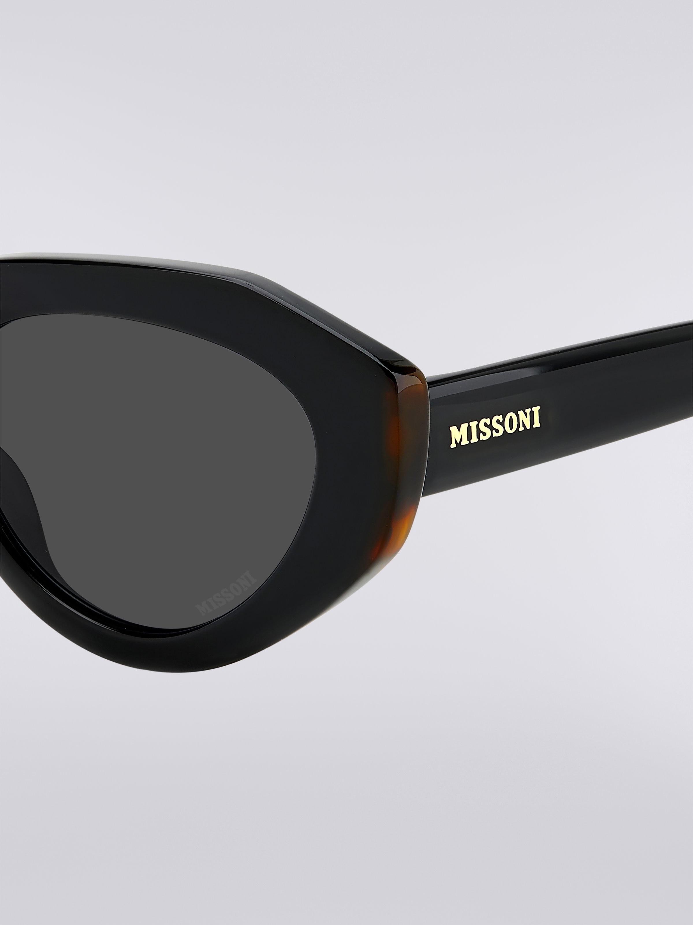 Missoni Seasonal Sonnenbrille aus Acetat, Schwarz    - 3