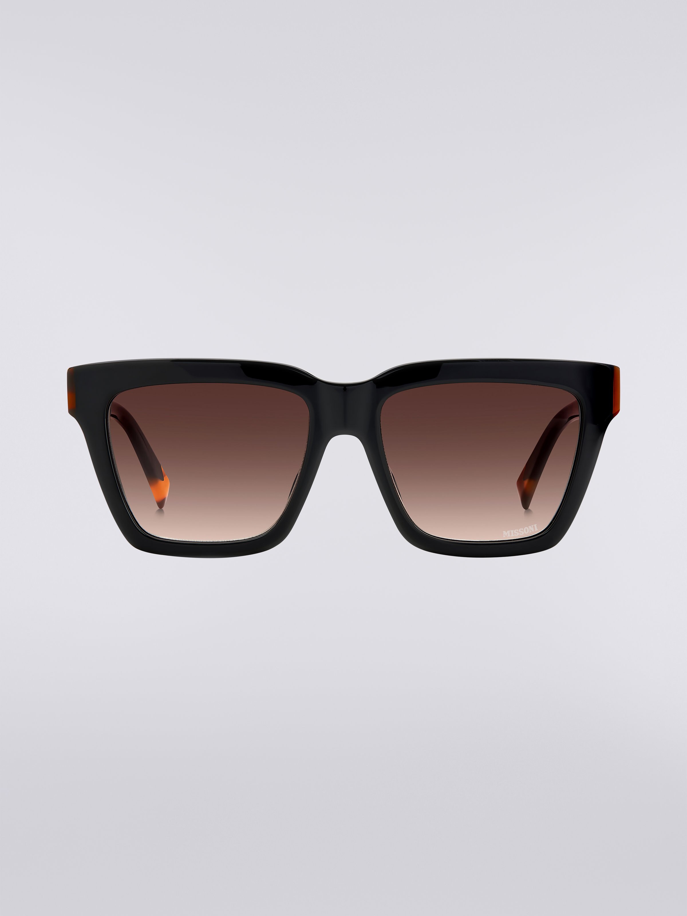 Missoni Seasonal Sonnenbrille aus Acetat, Schwarz    - 0