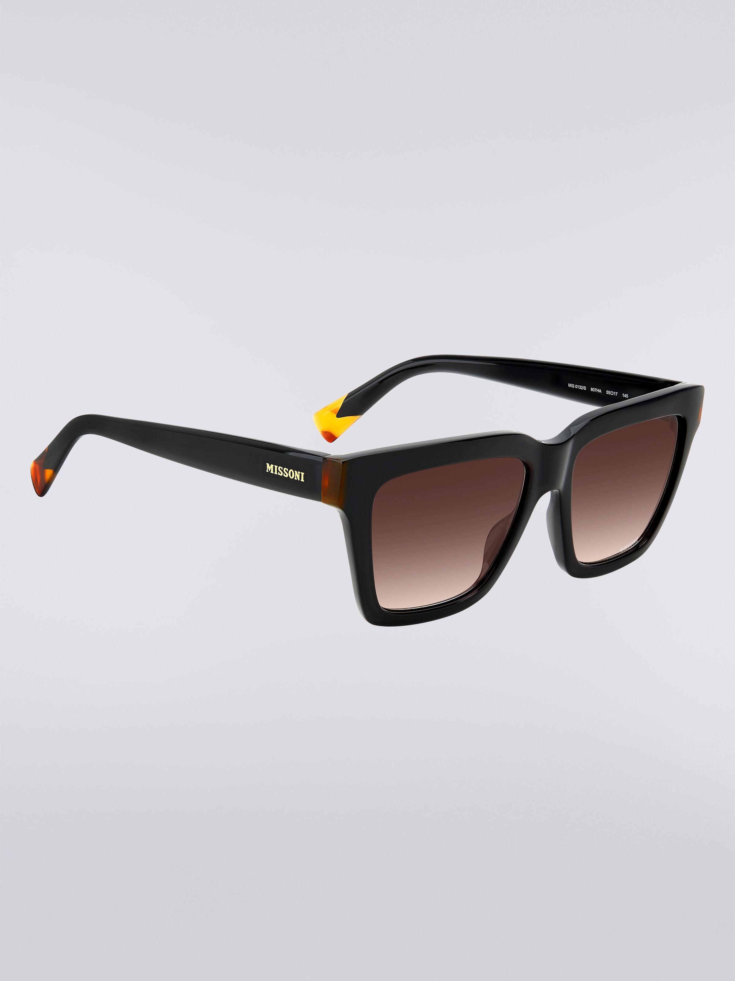 Missoni Seasonal Acetate Sunglasses, Black    - 2