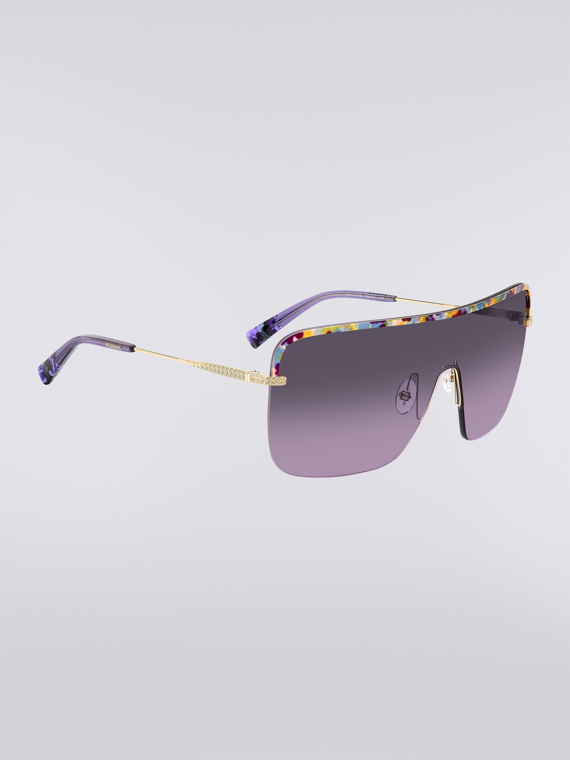 Missoni Seasonal Metal Sunglasses, Multicoloured  - 2