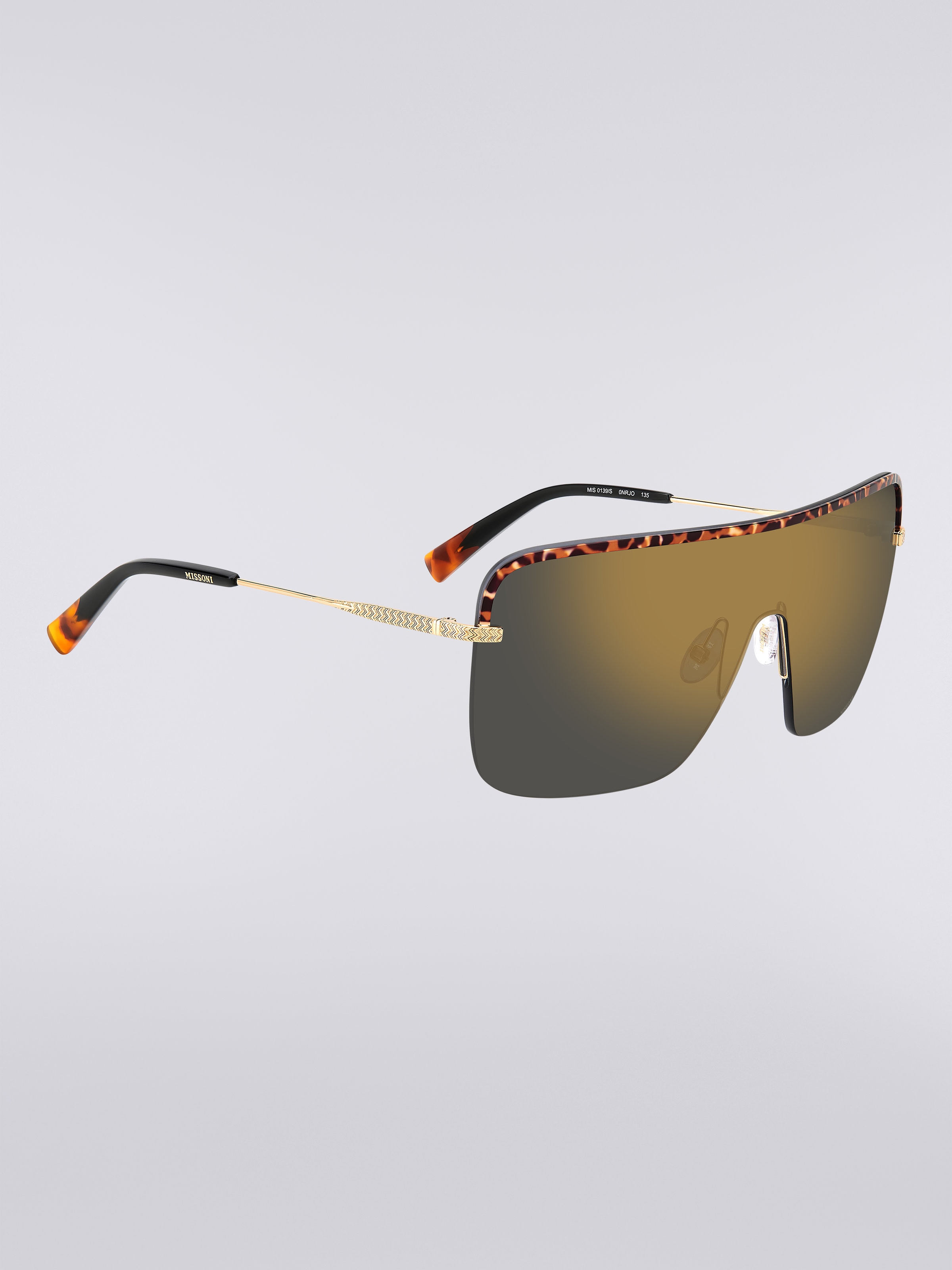Missoni Seasonal Metal Sunglasses, Multicoloured  - 2