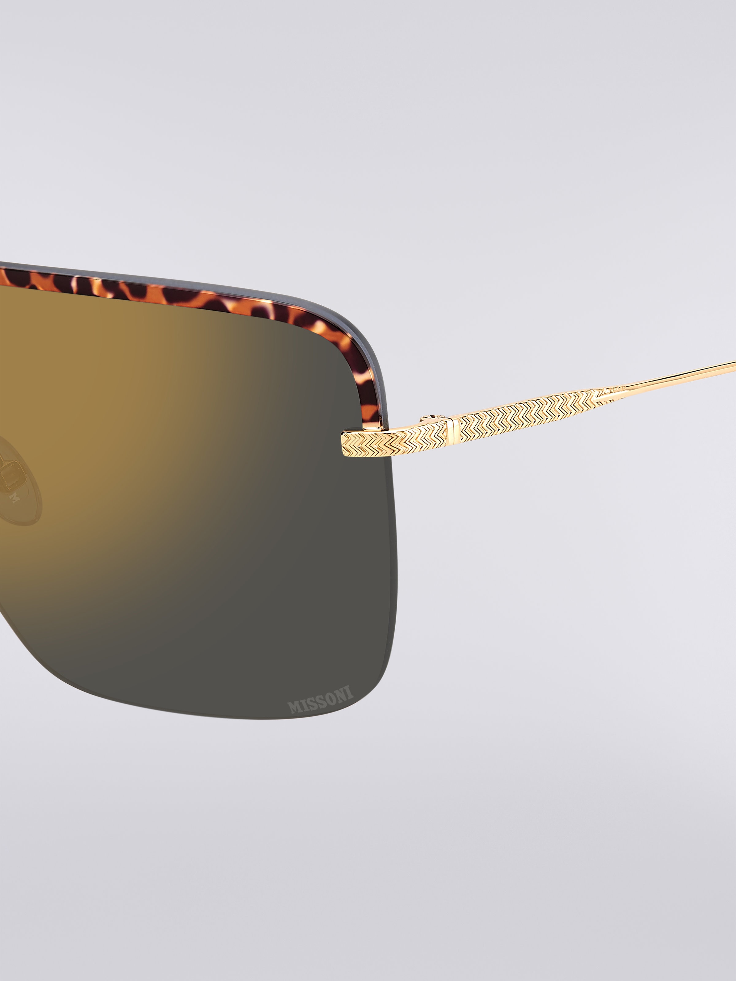 Missoni Seasonal Metal Sunglasses, Multicoloured  - 3