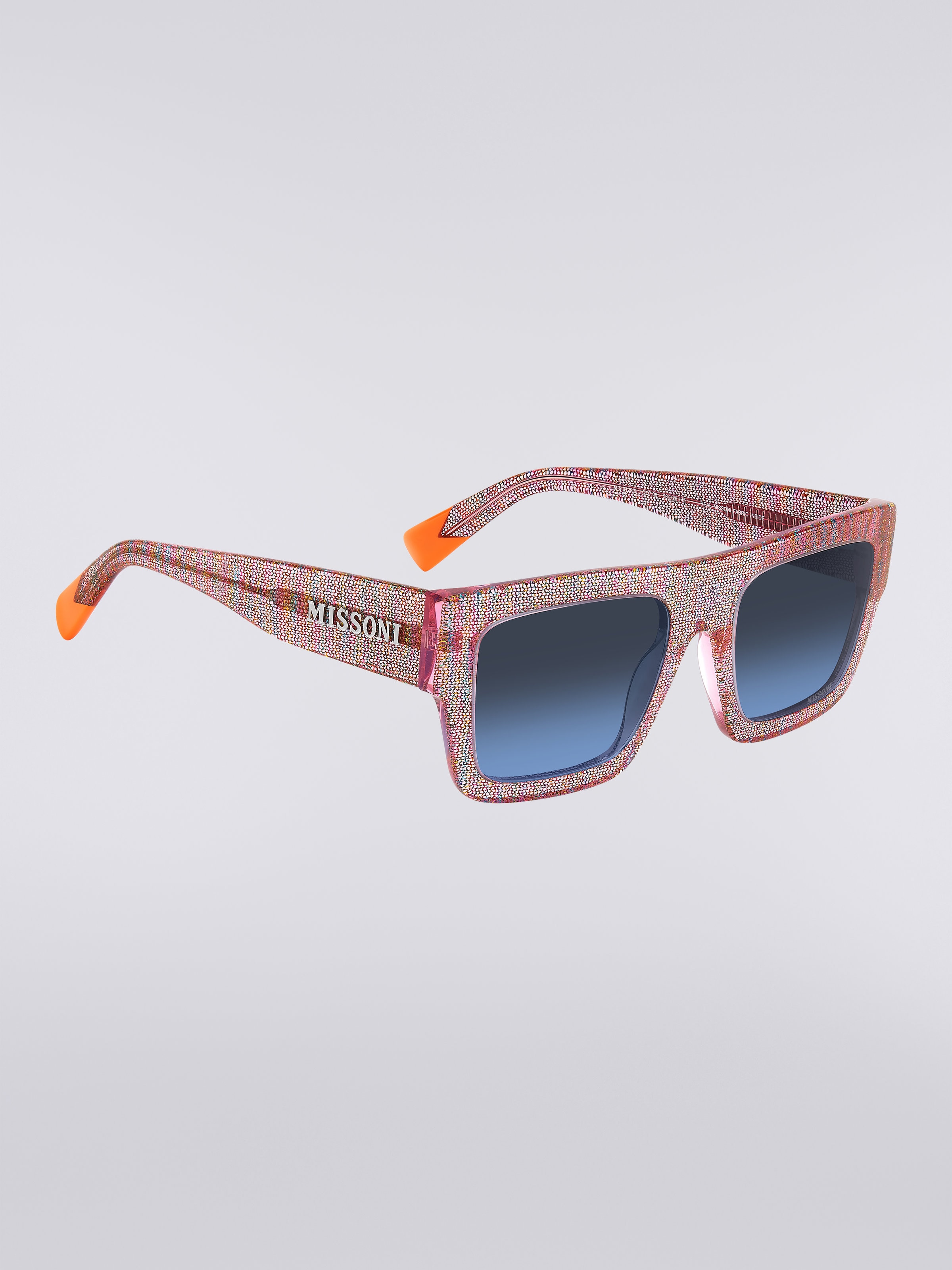 Lunettes de soleil Missoni Dna en acétate, Multicolore  - 2