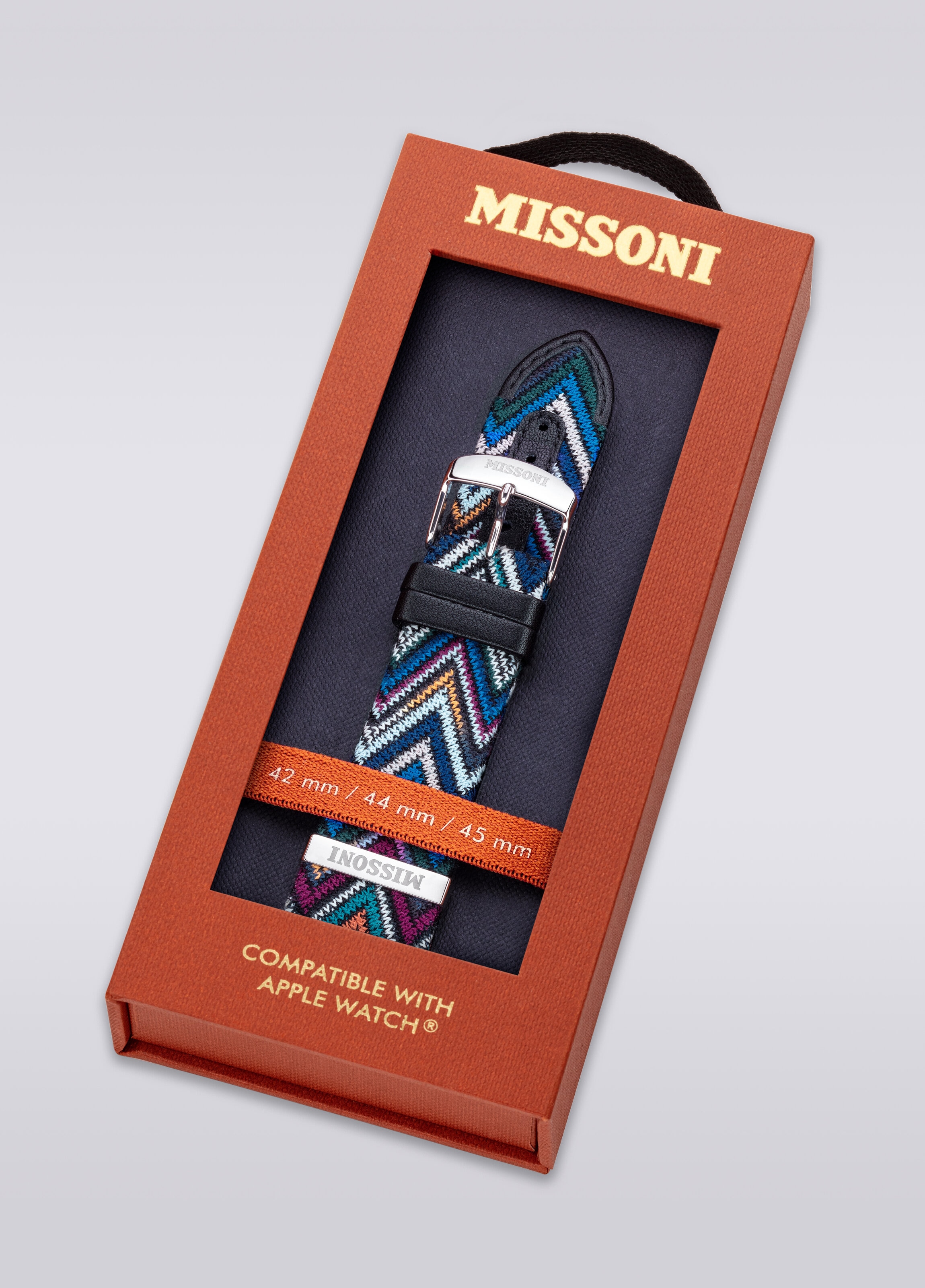 Cinturino Apple watch in tessuto Missoni da 24 MM, Multicolore  - 4