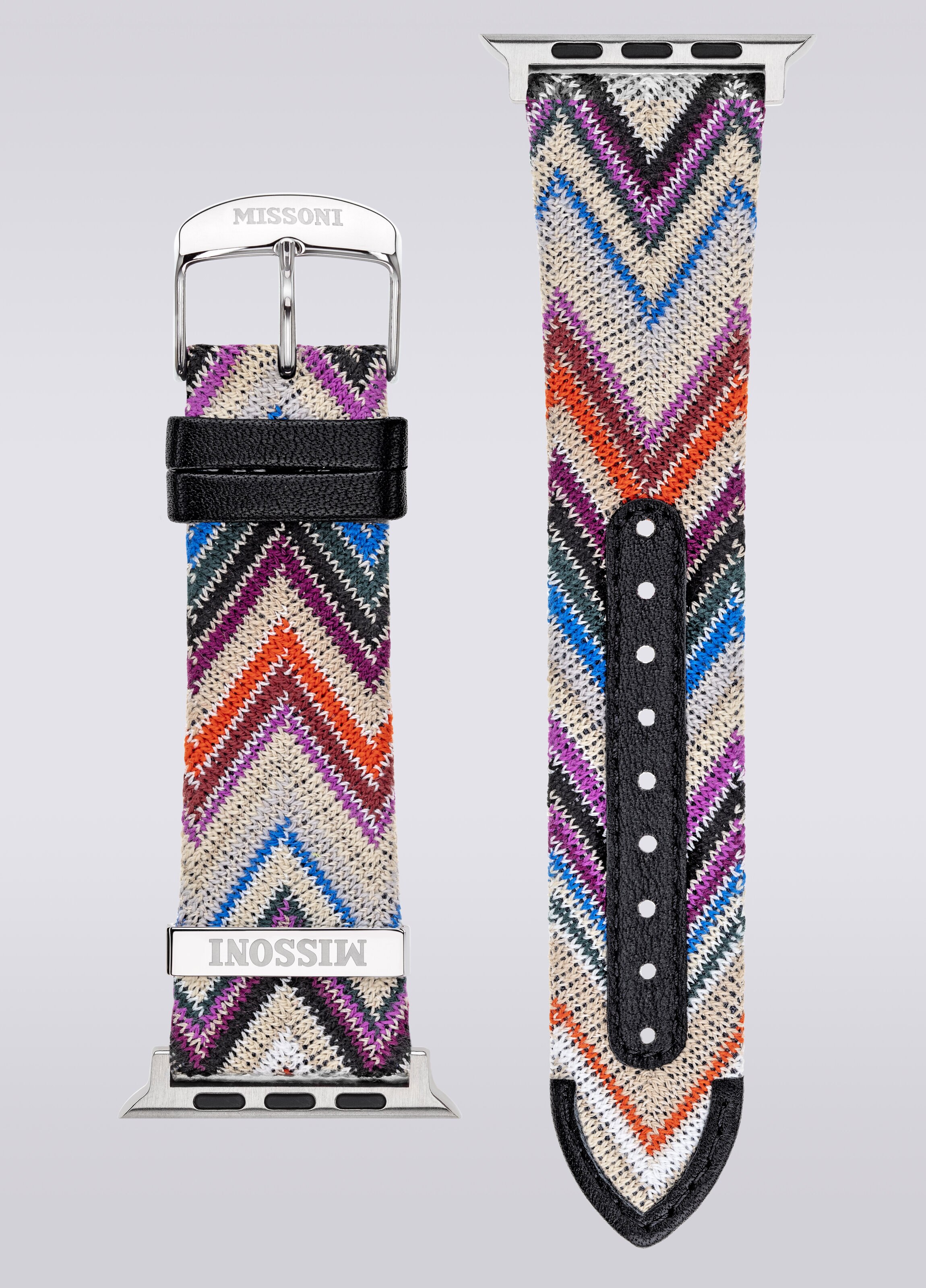 Cinturino Apple watch in tessuto Missoni da 24 MM, Multicolore  - 0