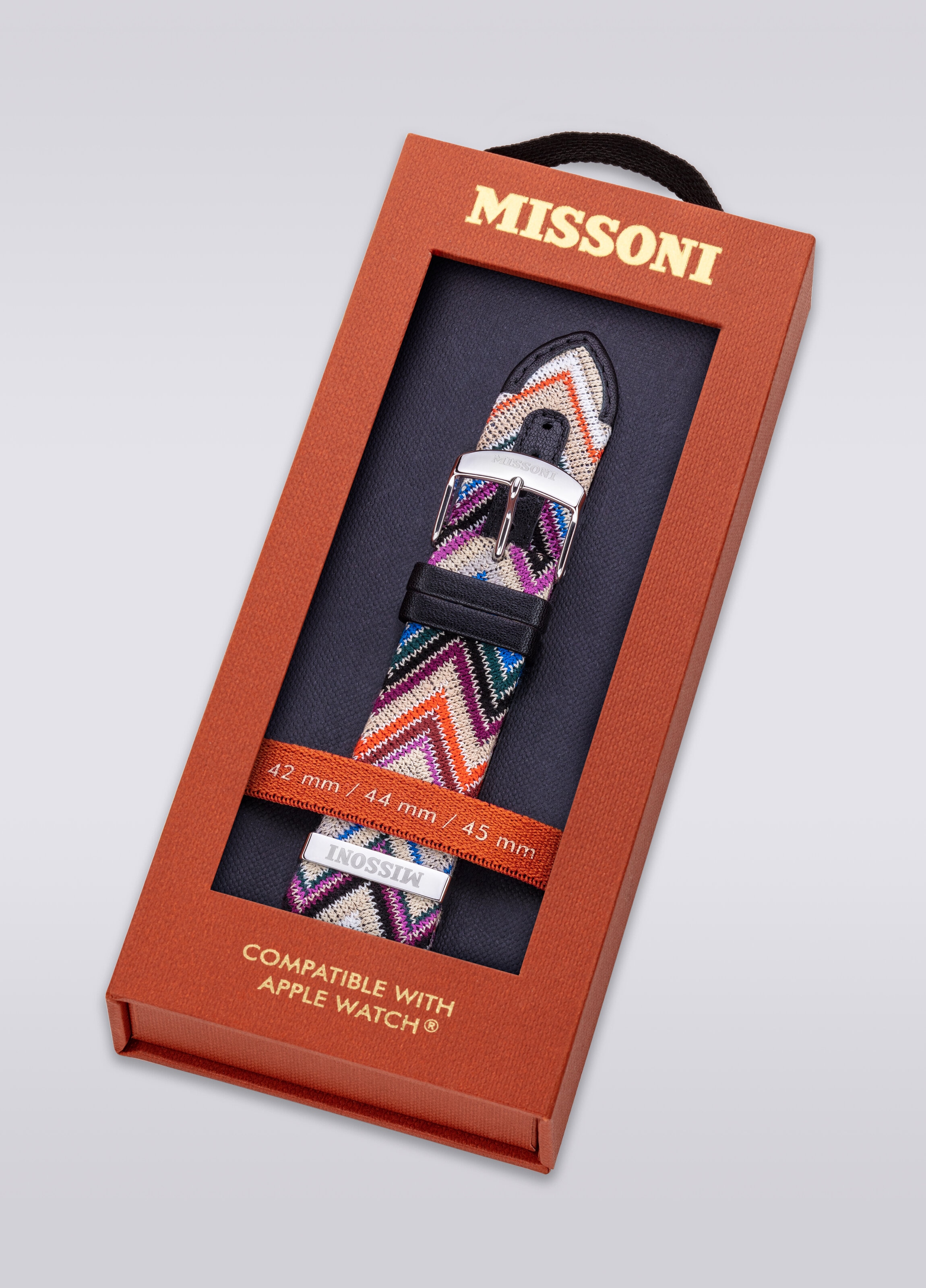Cinturino Apple watch in tessuto Missoni da 24 MM, Multicolore  - 4