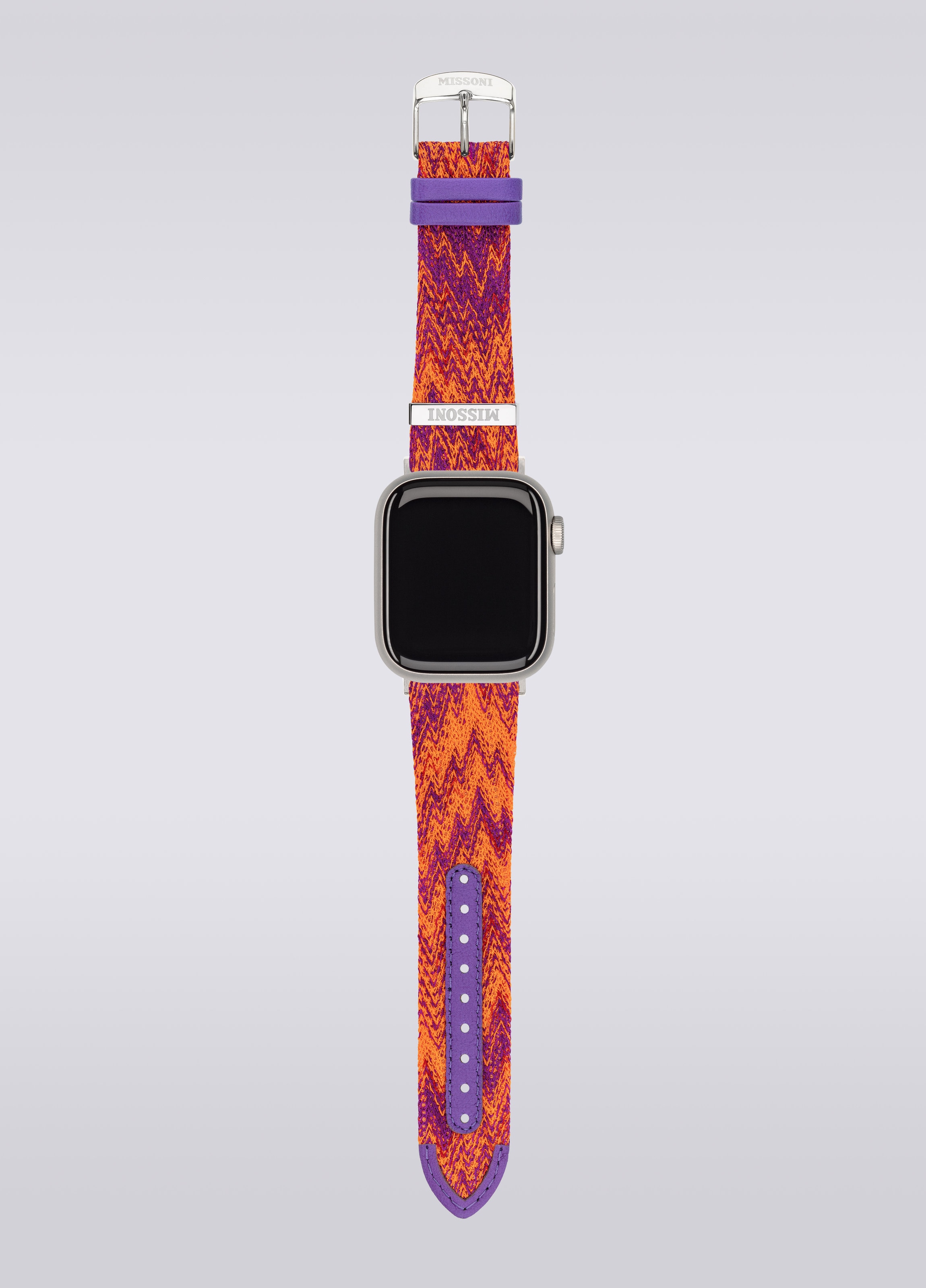 Missoniファブリック 22mm Apple watch対応ストラップ, マルチカラー  - 3