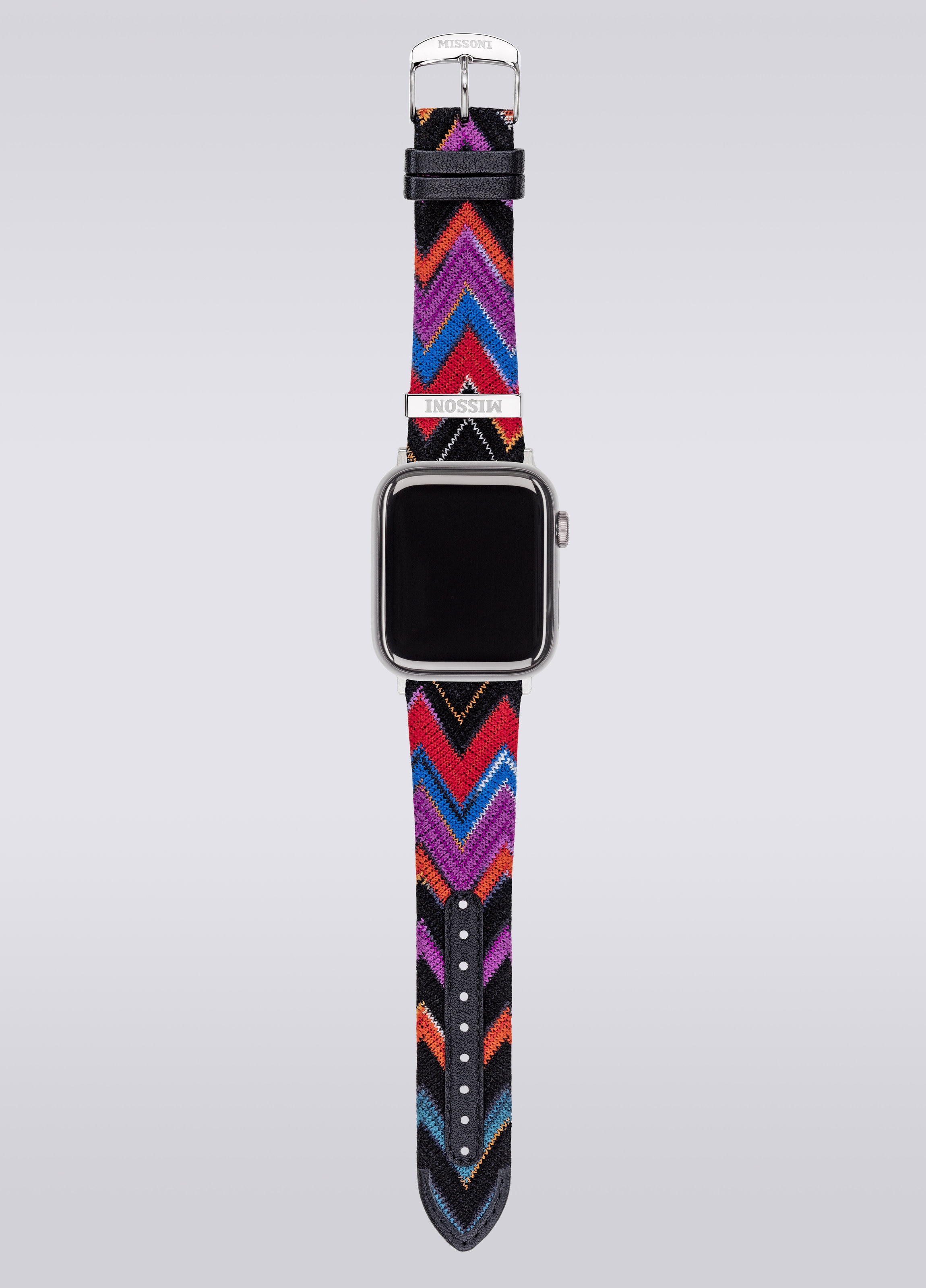 Missoni Fabric 24 mm mit Apple Watch kompatibles Armband, Mehrfarbig  - 4