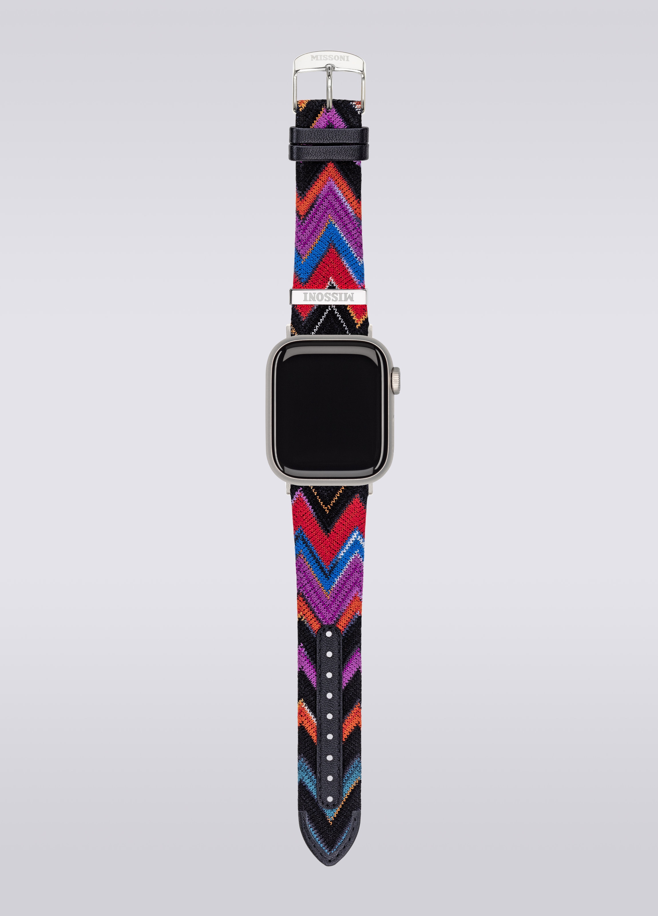 Missoniファブリック 22 mm Apple watch対応ストラップ, マルチカラー  - 4