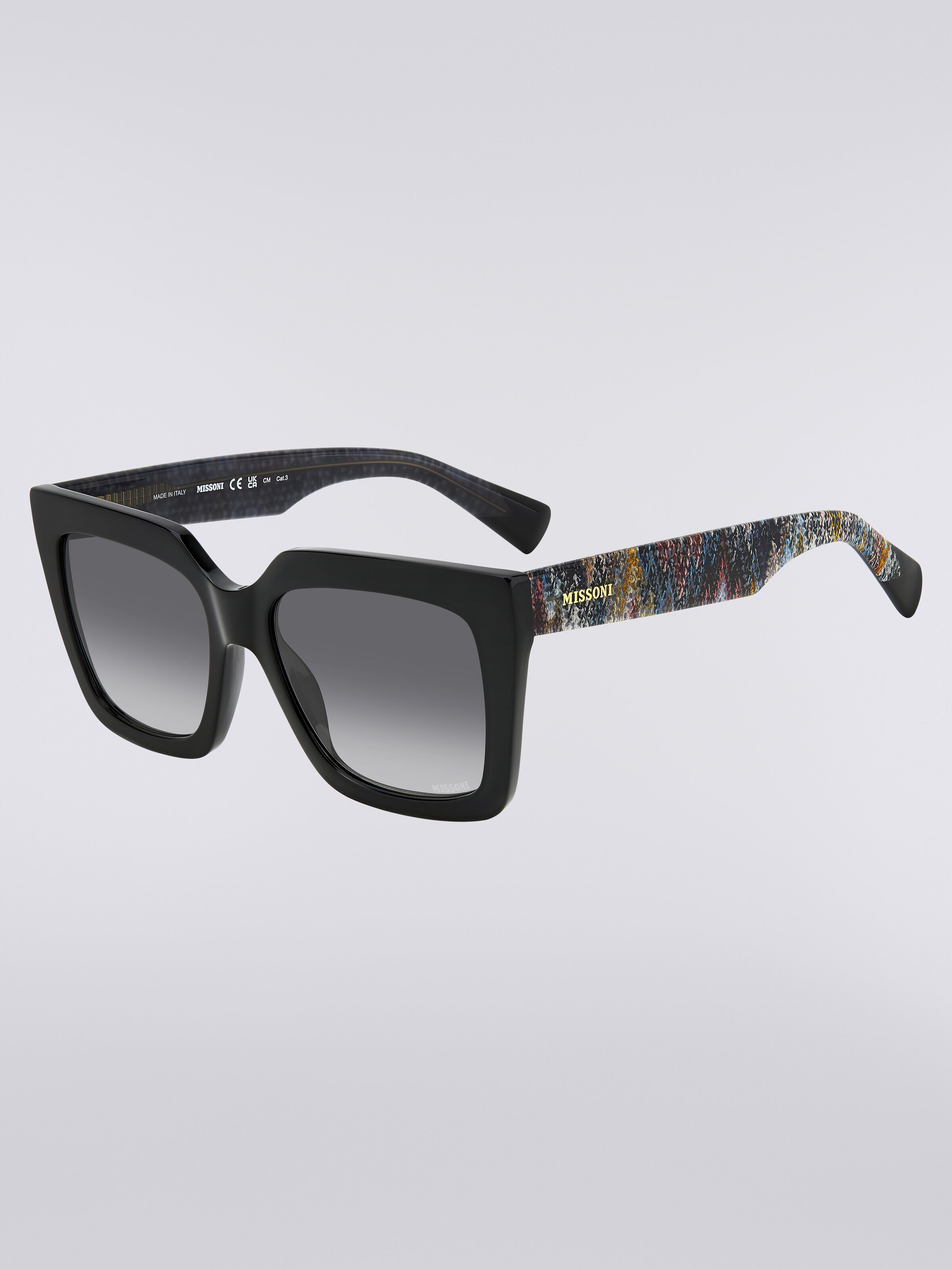 Lunettes de soleil carrées, Multicolore  - 1